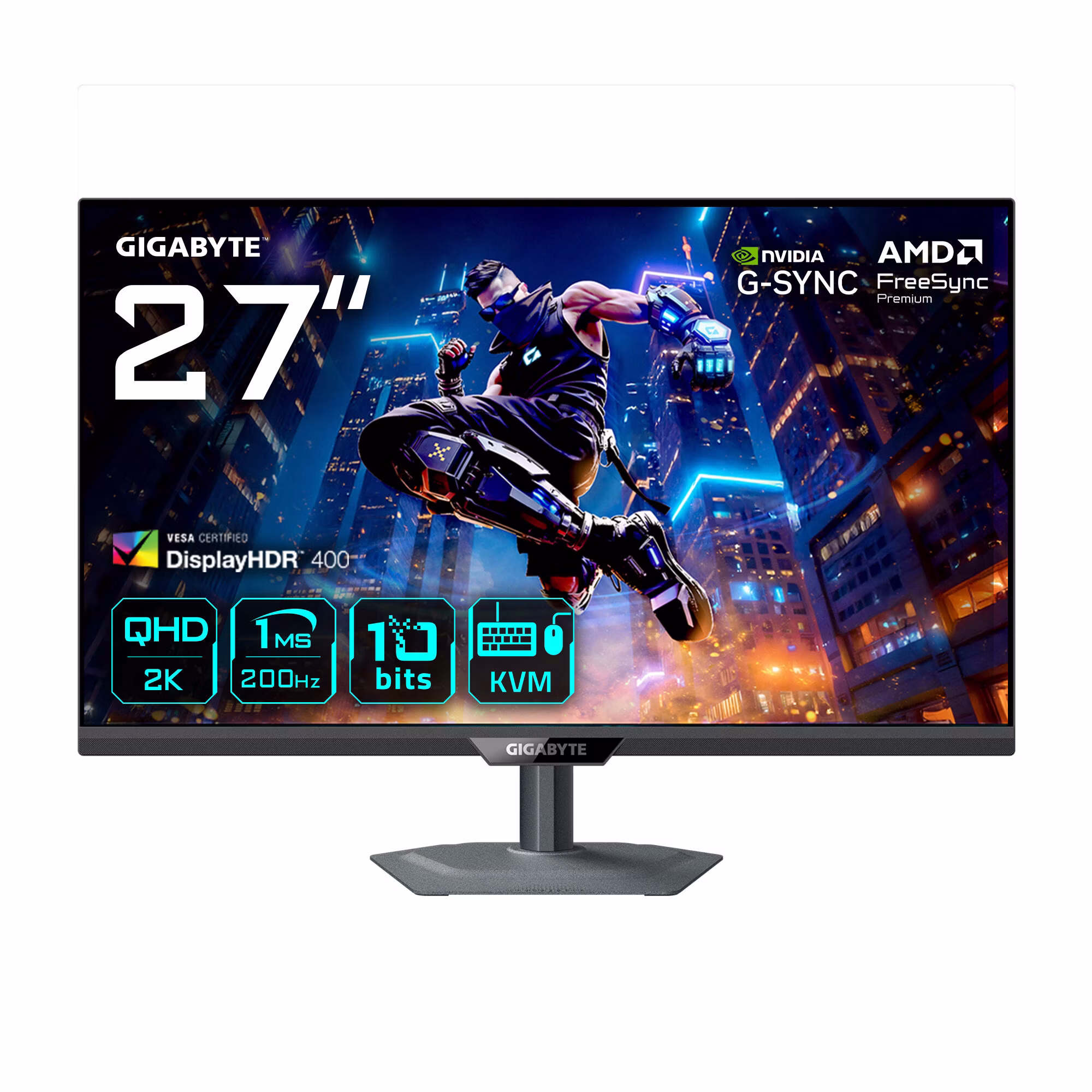 Monitor Da Gaming Gigabyte GS27Q X QHD 27" 250Hz SS-IPS FreeSync Premium 1 Monitor Da Gaming Gigabyte GS27Q X QHD 27" 250Hz SS-IPS FreeSync Premium