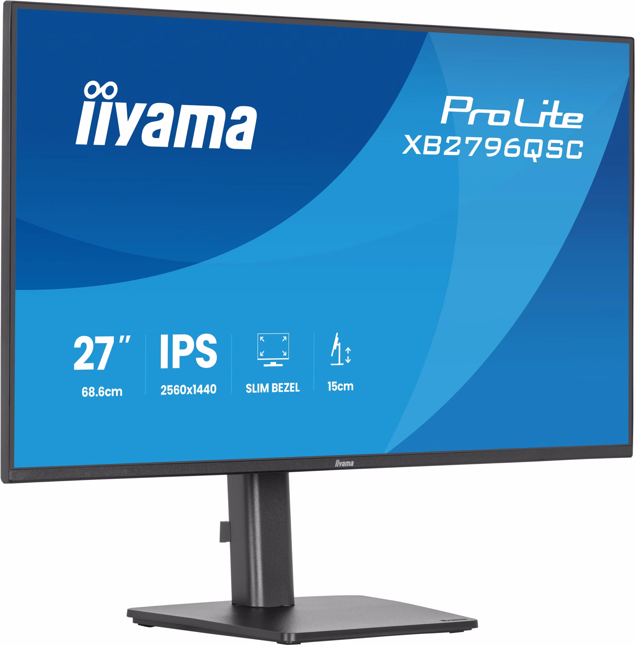 Monitor iiyama ProLite XB2796QSC-B1 27" 2560 x 1440 Pixel Quad HD LED Nero
