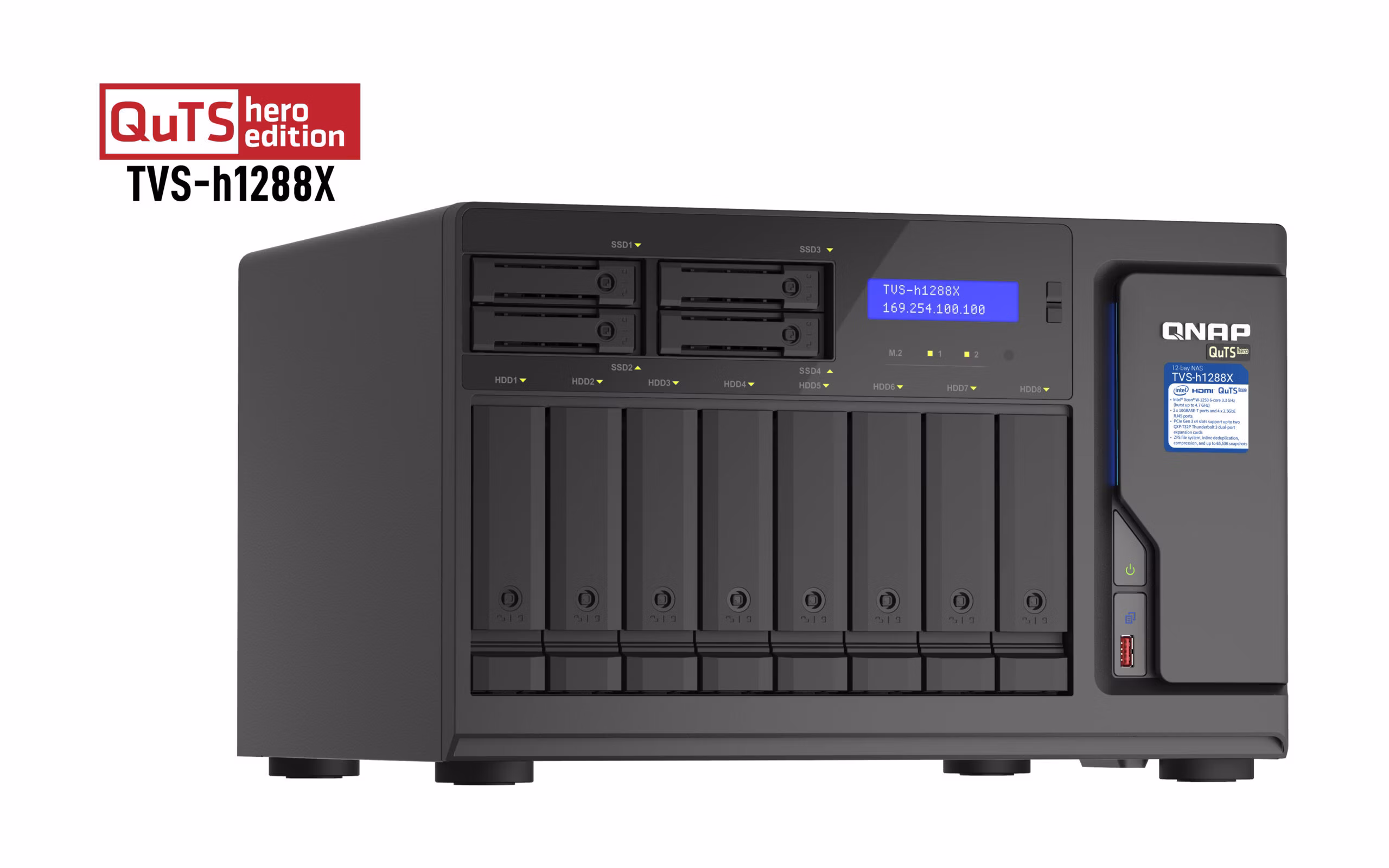 Nas QNAP TVS-h1288X-W1250-16G 4 Nas QNAP TVS-h1288X-W1250-16G - immagine 4