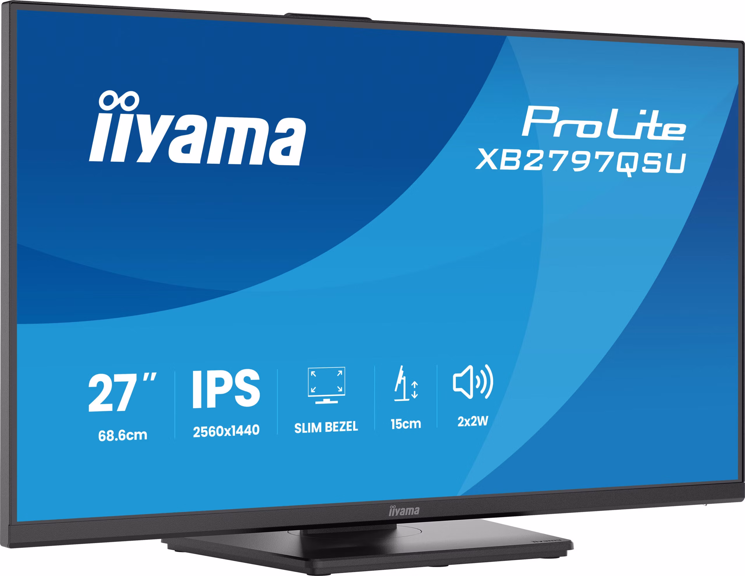 Monitor iiyama ProLite XB2797QSU-B1 27" 2560 x 1440 Pixel Quad HD LED Nero 9 Monitor iiyama ProLite XB2797QSU-B1 27" 2560 x 1440 Pixel Quad HD LED Nero - immagine 9