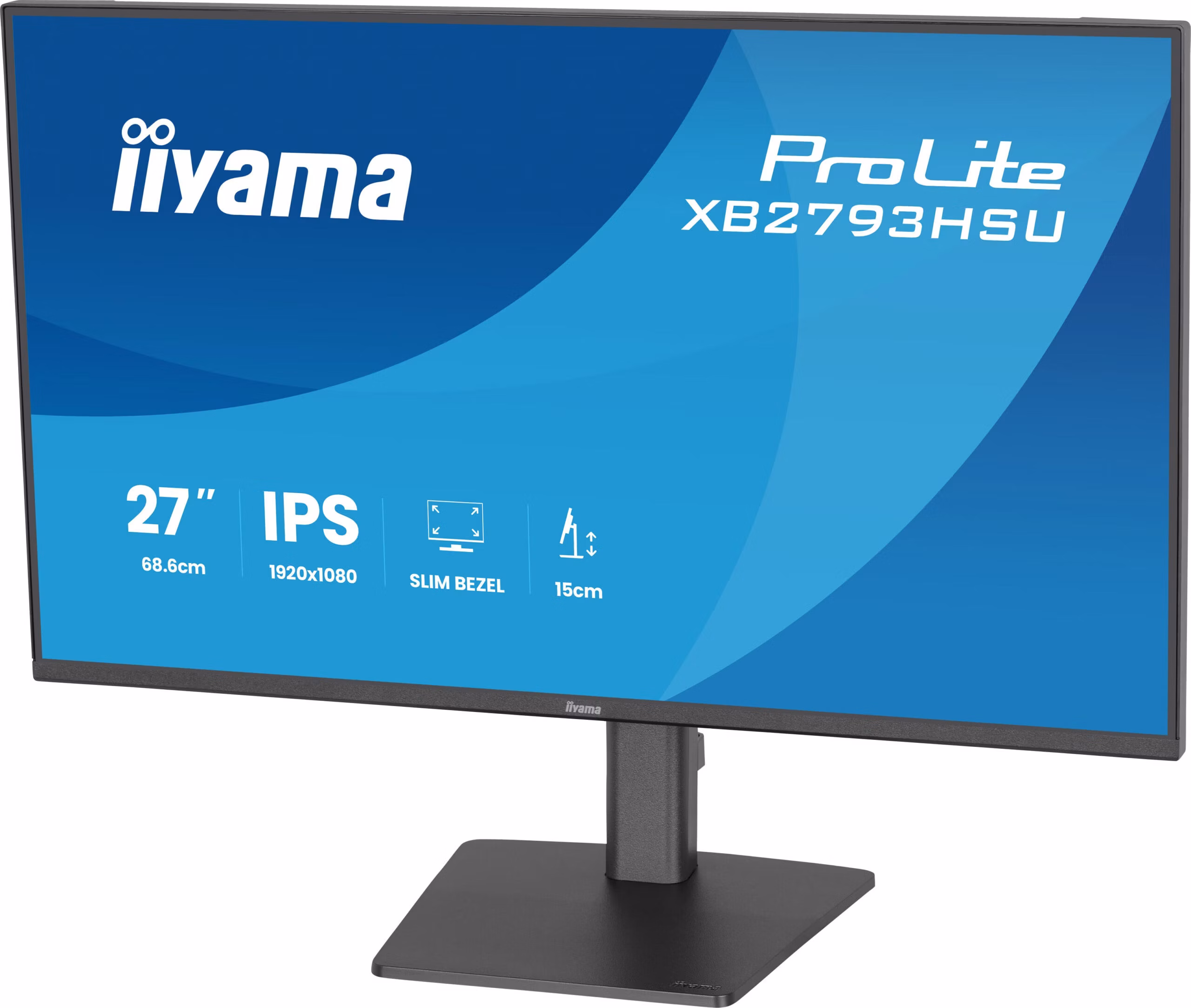 Monitor iiyama ProLite XB2793HSU-B1 27" 1920 x 1080 Pixel Full HD LED Nero 8 Monitor iiyama ProLite XB2793HSU-B1 27" 1920 x 1080 Pixel Full HD LED Nero - immagine 8