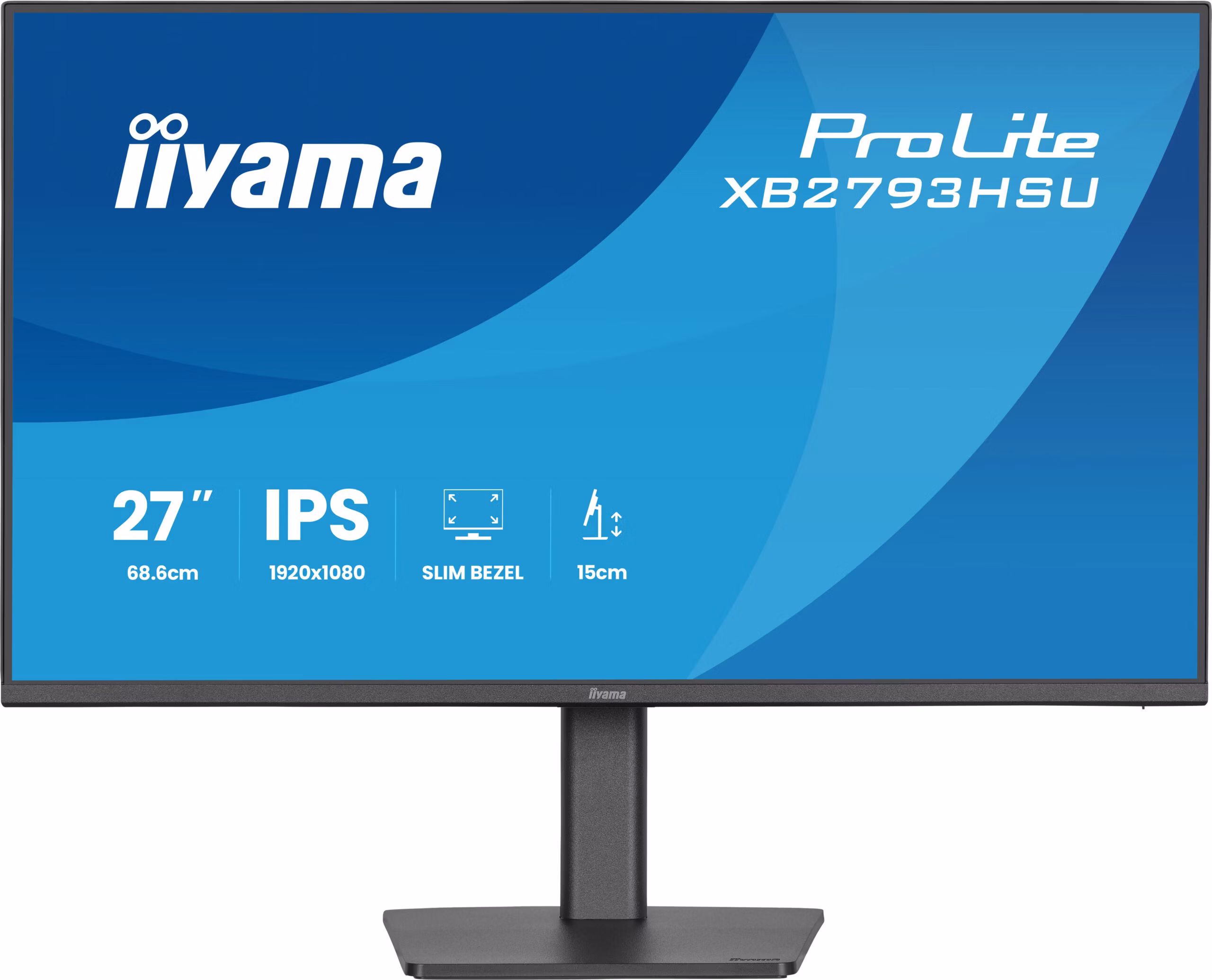 Monitor iiyama ProLite XB2793HSU-B1 27" 1920 x 1080 Pixel Full HD LED Nero 2 Monitor iiyama ProLite XB2793HSU-B1 27" 1920 x 1080 Pixel Full HD LED Nero - immagine 2