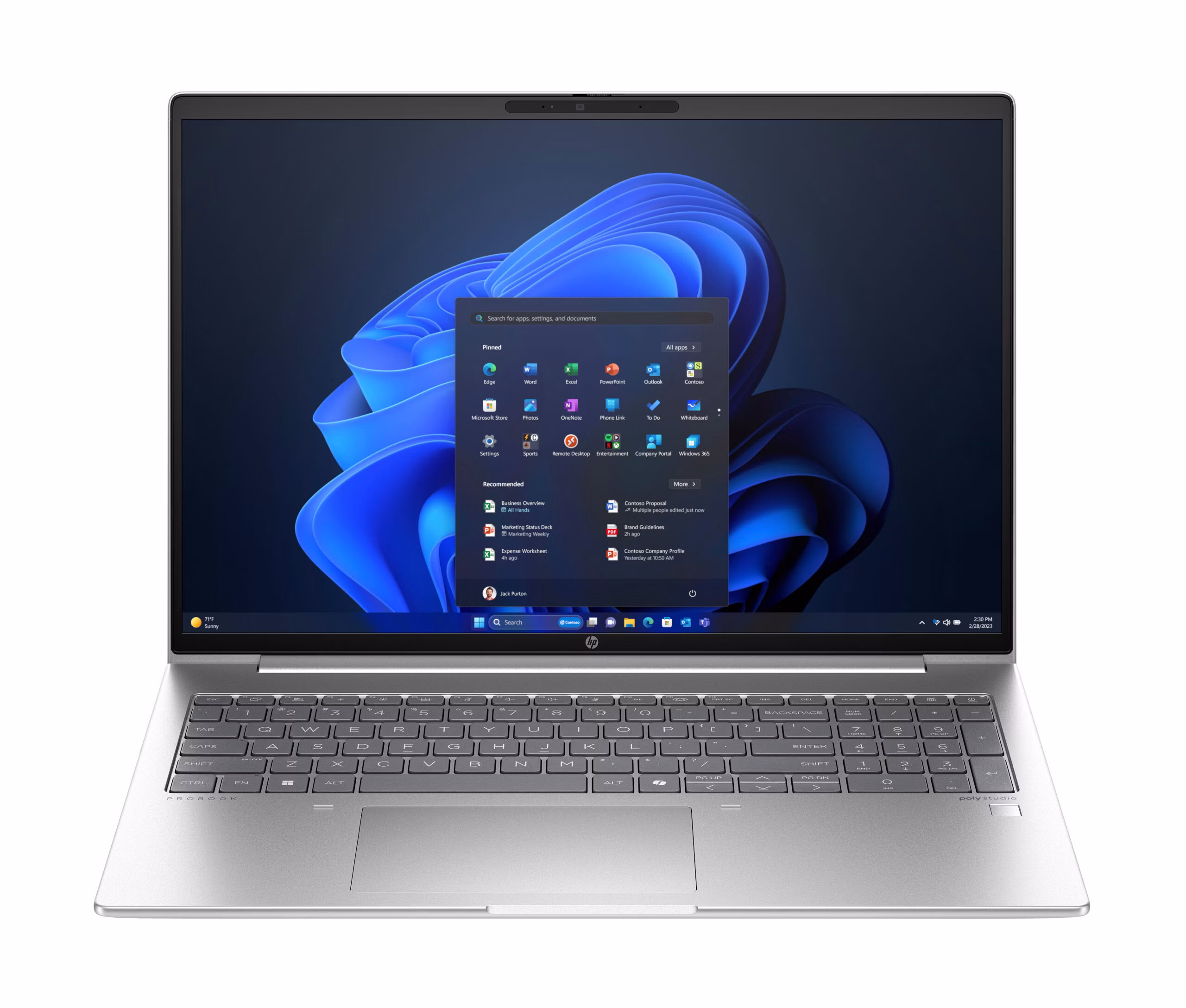 Notebook HP 16 U7 155U 8GB 512SSD W11P PROBOOK 460 G11 2YW