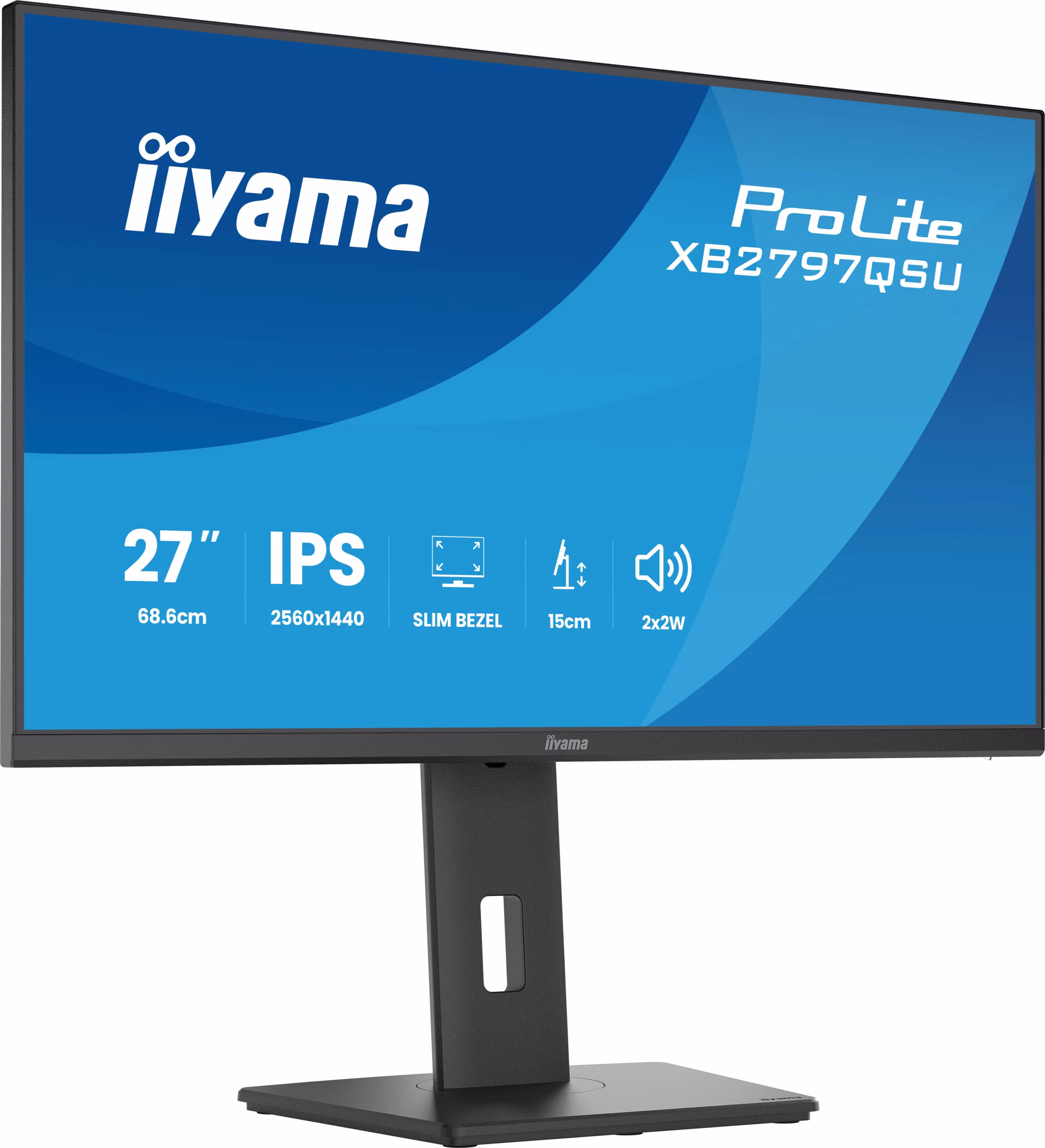 Monitor iiyama ProLite XB2797QSU-B1 27" 2560 x 1440 Pixel Quad HD LED Nero 7 Monitor iiyama ProLite XB2797QSU-B1 27" 2560 x 1440 Pixel Quad HD LED Nero - immagine 7