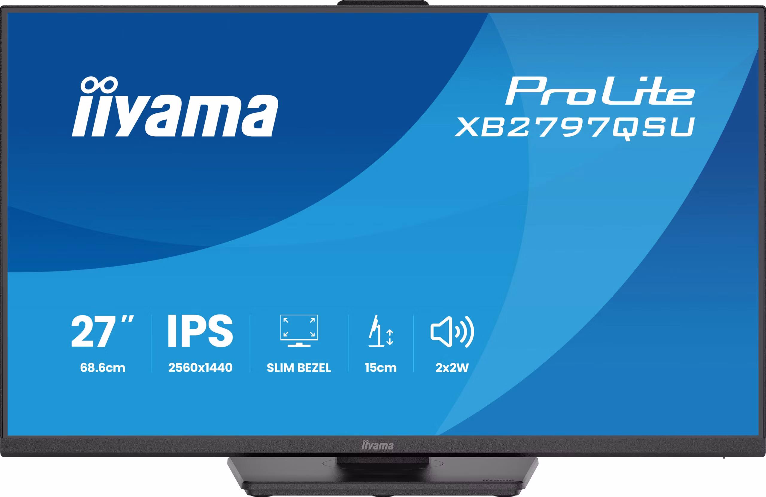 Monitor iiyama ProLite XB2797QSU-B1 27" 2560 x 1440 Pixel Quad HD LED Nero 6 Monitor iiyama ProLite XB2797QSU-B1 27" 2560 x 1440 Pixel Quad HD LED Nero - immagine 6