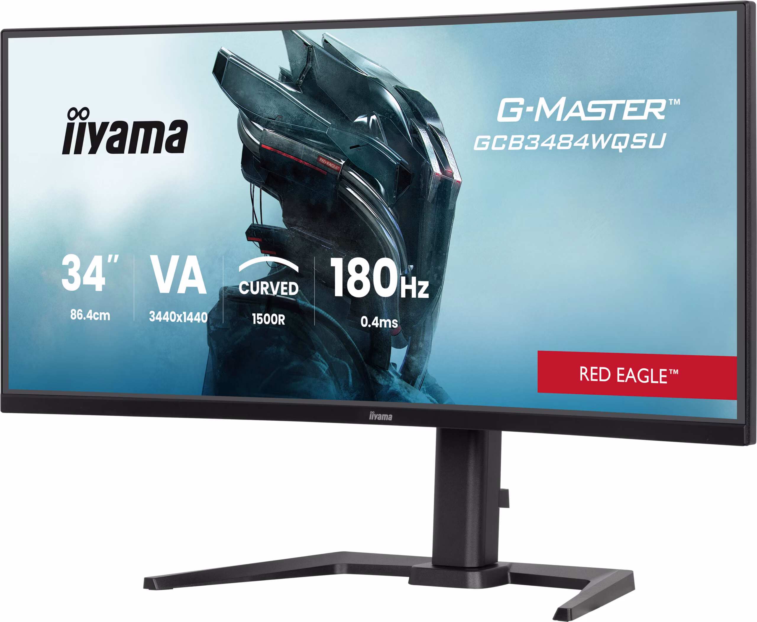 Monitor iiyama G-MASTER GCB3484WQSU-B1 34" 3440 x 1440 Pixel UltraWide Quad HD LED Nero 3 Monitor iiyama G-MASTER GCB3484WQSU-B1 34" 3440 x 1440 Pixel UltraWide Quad HD LED Nero - immagine 3