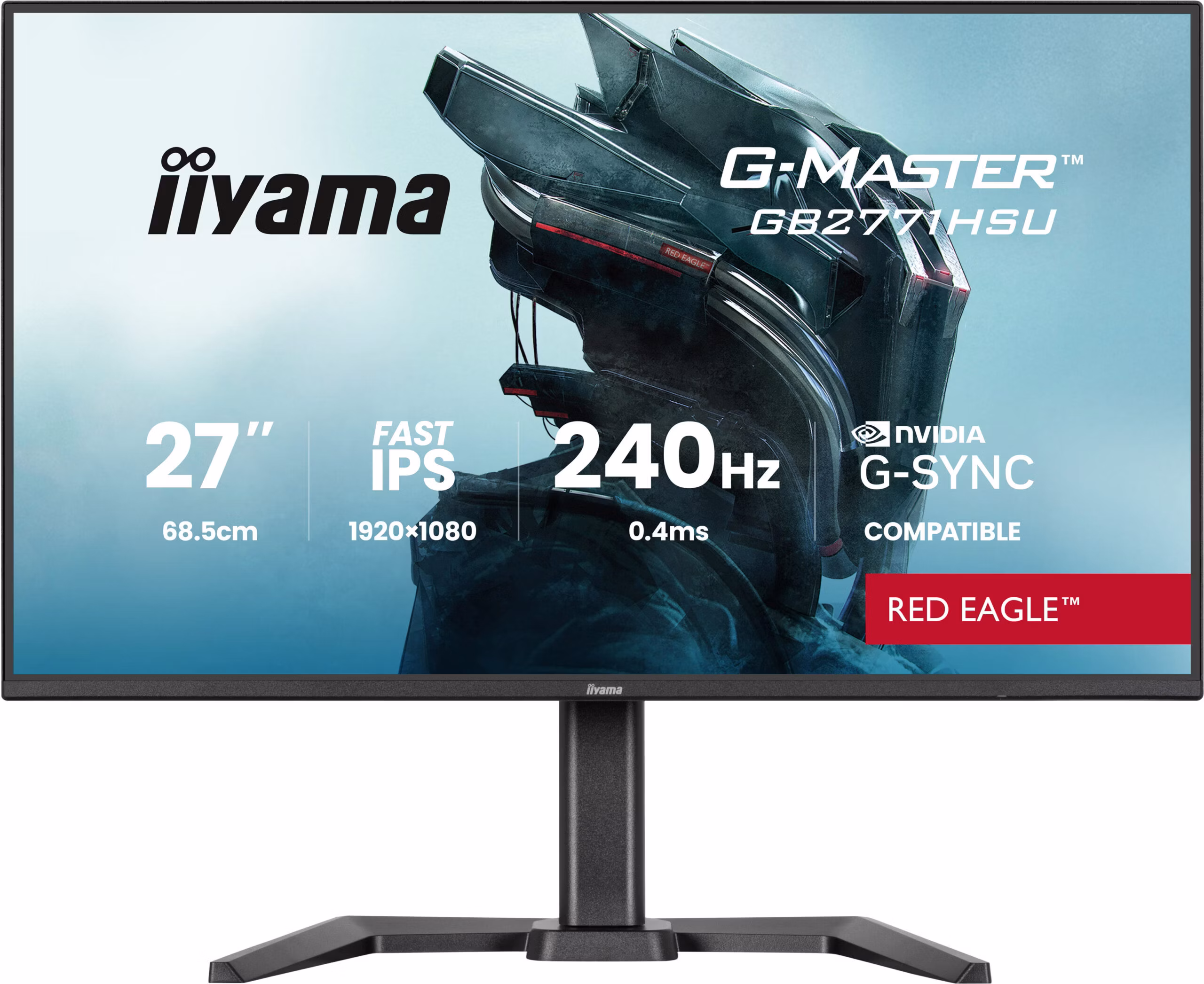 Monitor iiyama G-MASTER GB2771HSU-B1 27" 1920 x 1080 Pixel Full HD Nero