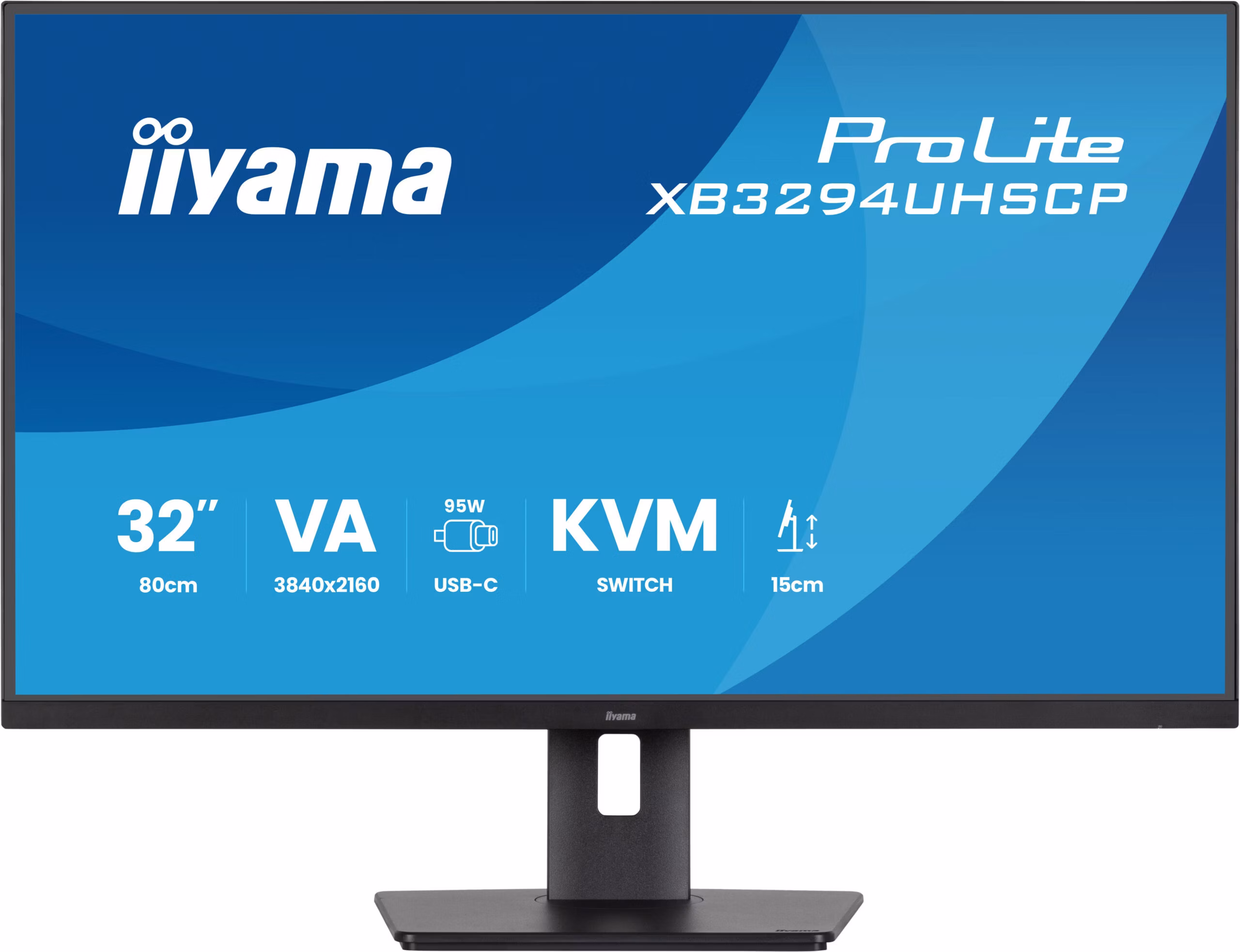 Monitor iiyama ProLite XB3294UHSCP-B1 32" 3840 x 2160 Pixel 4K Ultra HD Nero