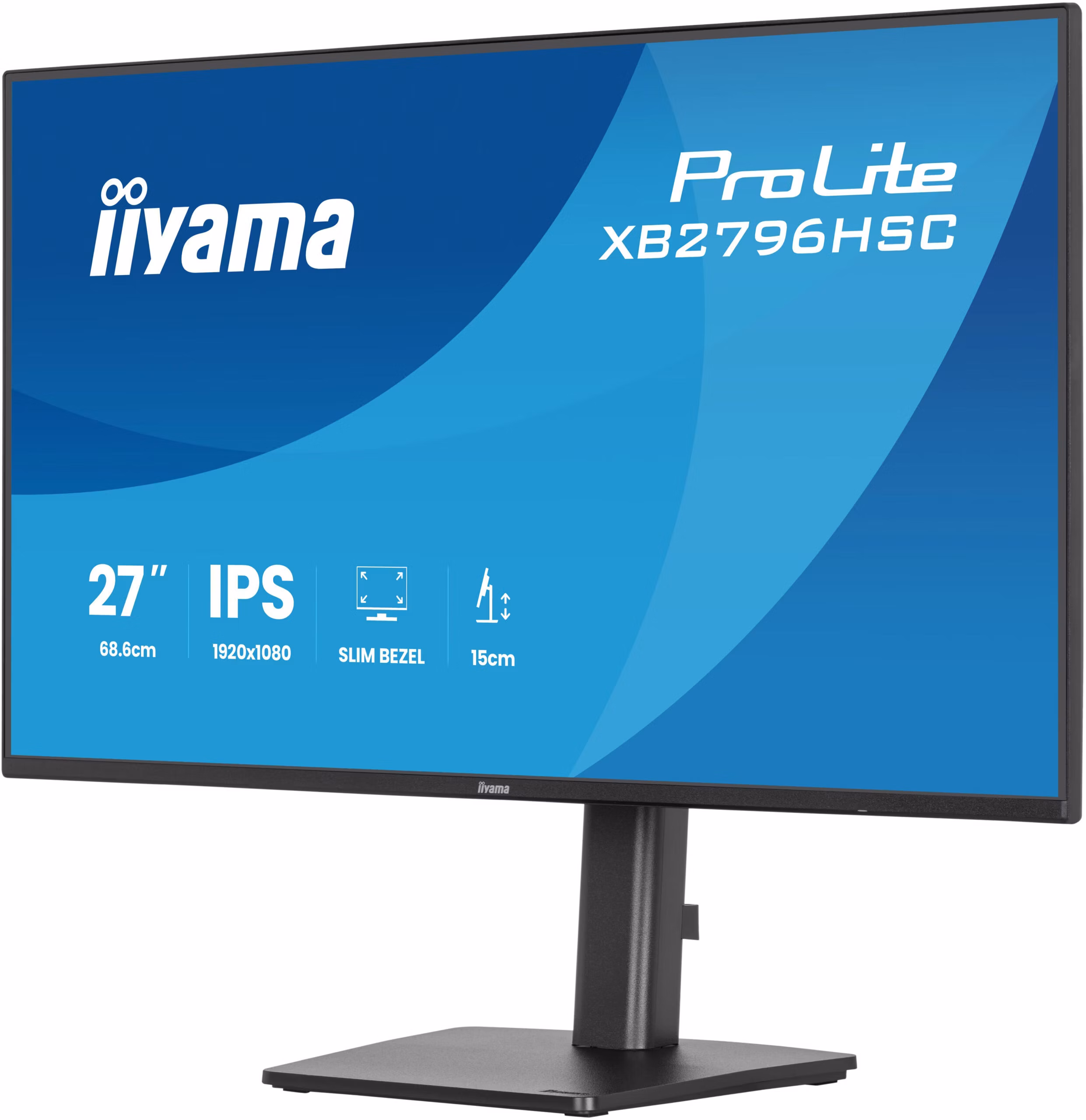 Monitor iiyama ProLite XB2796HSC-B1 27" 1920 x 1080 Pixel Full HD LED Nero 4 Monitor iiyama ProLite XB2796HSC-B1 27" 1920 x 1080 Pixel Full HD LED Nero - immagine 4