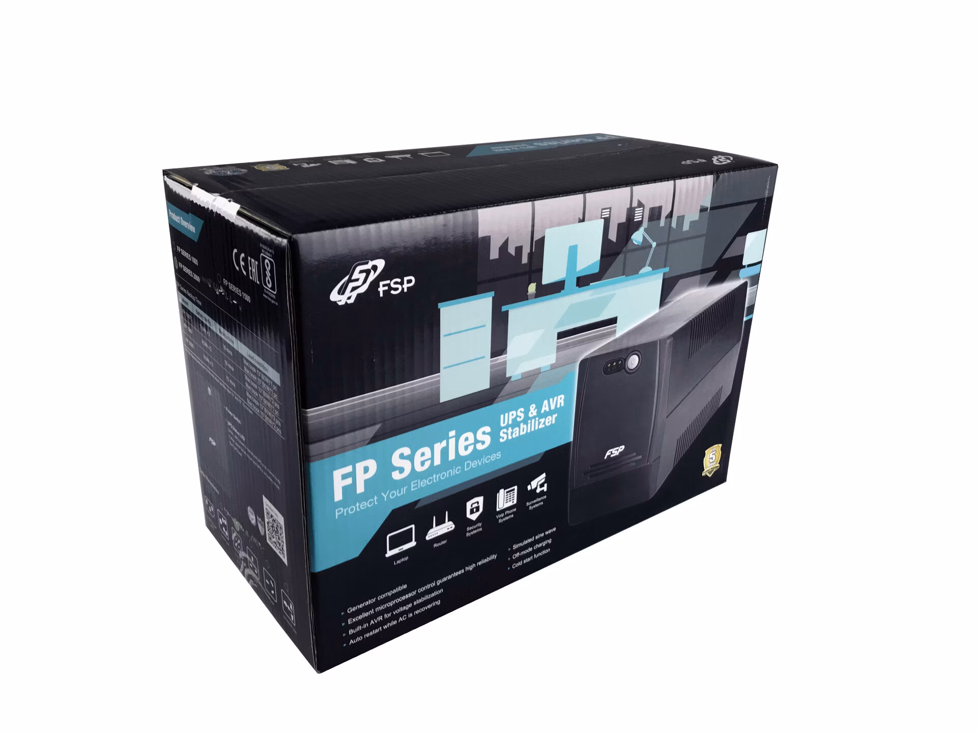 Gruppo di continuità Fortron FSP FP 800 W AVR Sinusoidale Simulata 4 Gruppo di continuità Fortron FSP FP 800 W AVR Sinusoidale Simulata - immagine 4