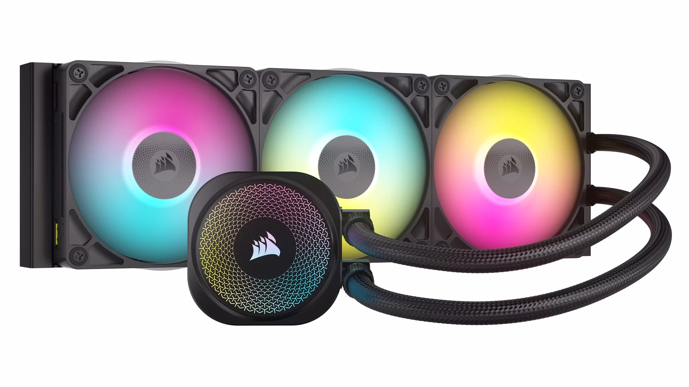 Dissipatore A Liquido Corsair iCUE LINK Titan 360 RX RGB 360mm RGB Nero