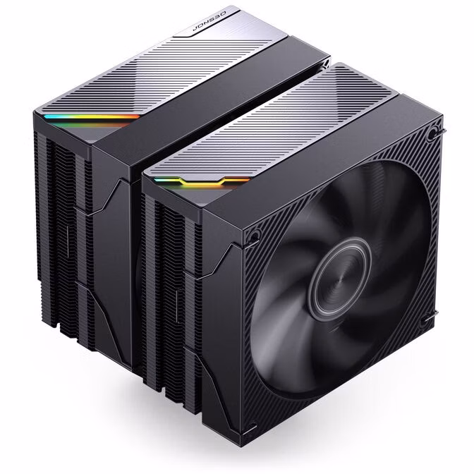 Dissipatore Ad Aria CPU Jonsbo CA90 Dual Tower 1x130mm 1x120mm PWM RGB Nero