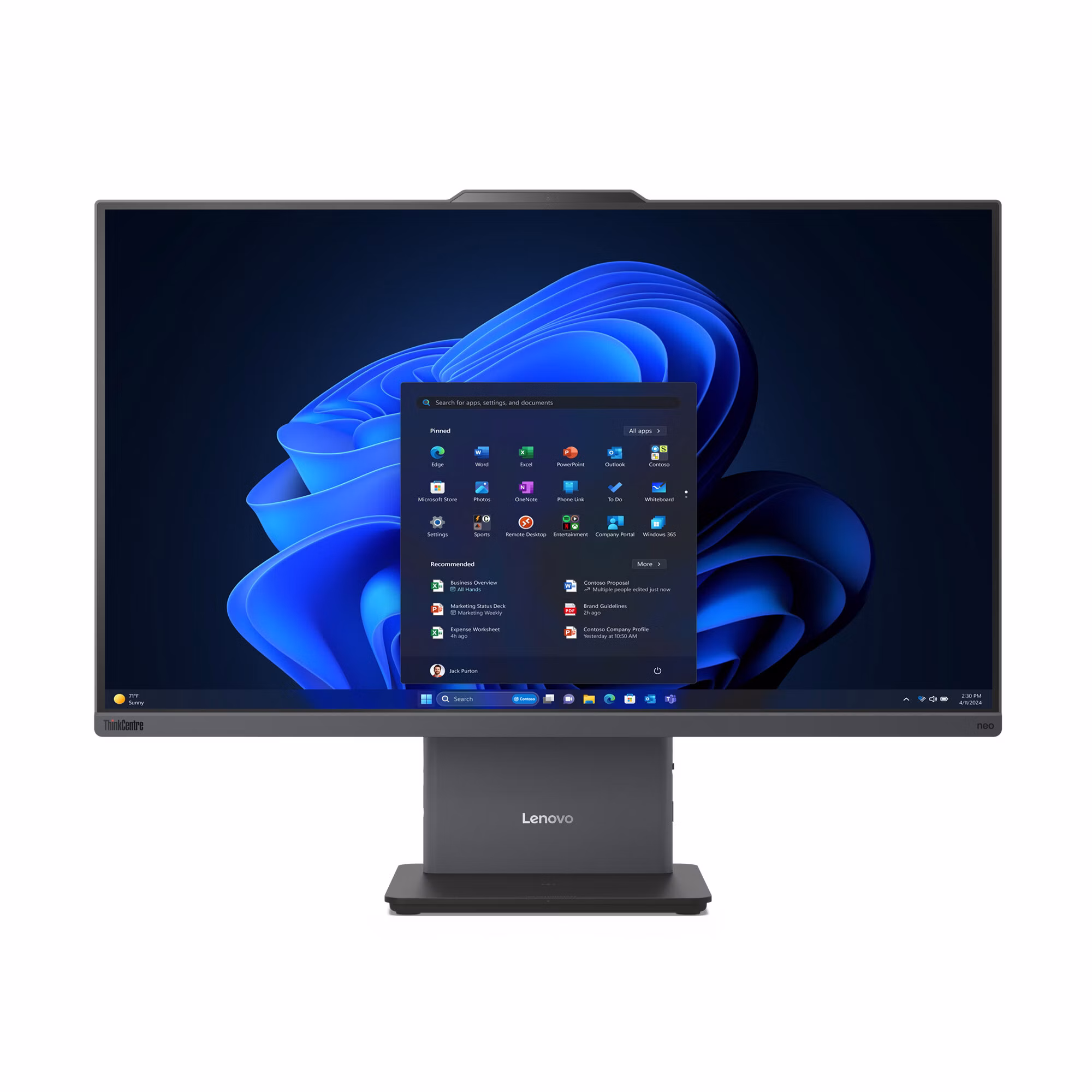 ALL IN ONE LENOVO 27 I7 16GB 512GB W11P NEO 50A I7-13620H NEO 50A-27 DVDRW