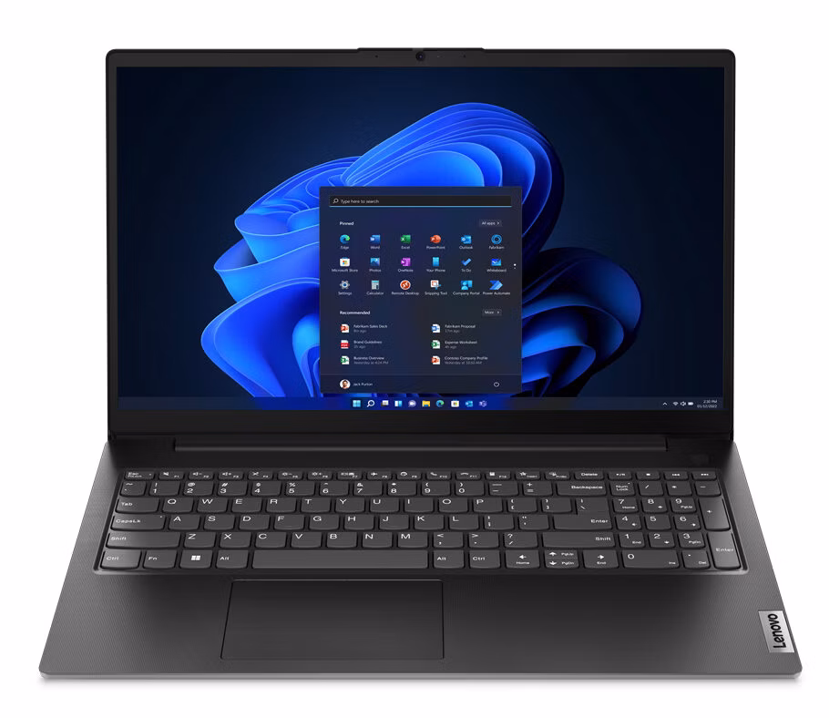 NOTEBOOK Lenovo V15 AMD Ryzen™ 3 7320U 15.6" Full HD 8 GB LPDDR5-SDRAM 256 GB SSD Wi-Fi 5 FreeDOS Italiano Nero
