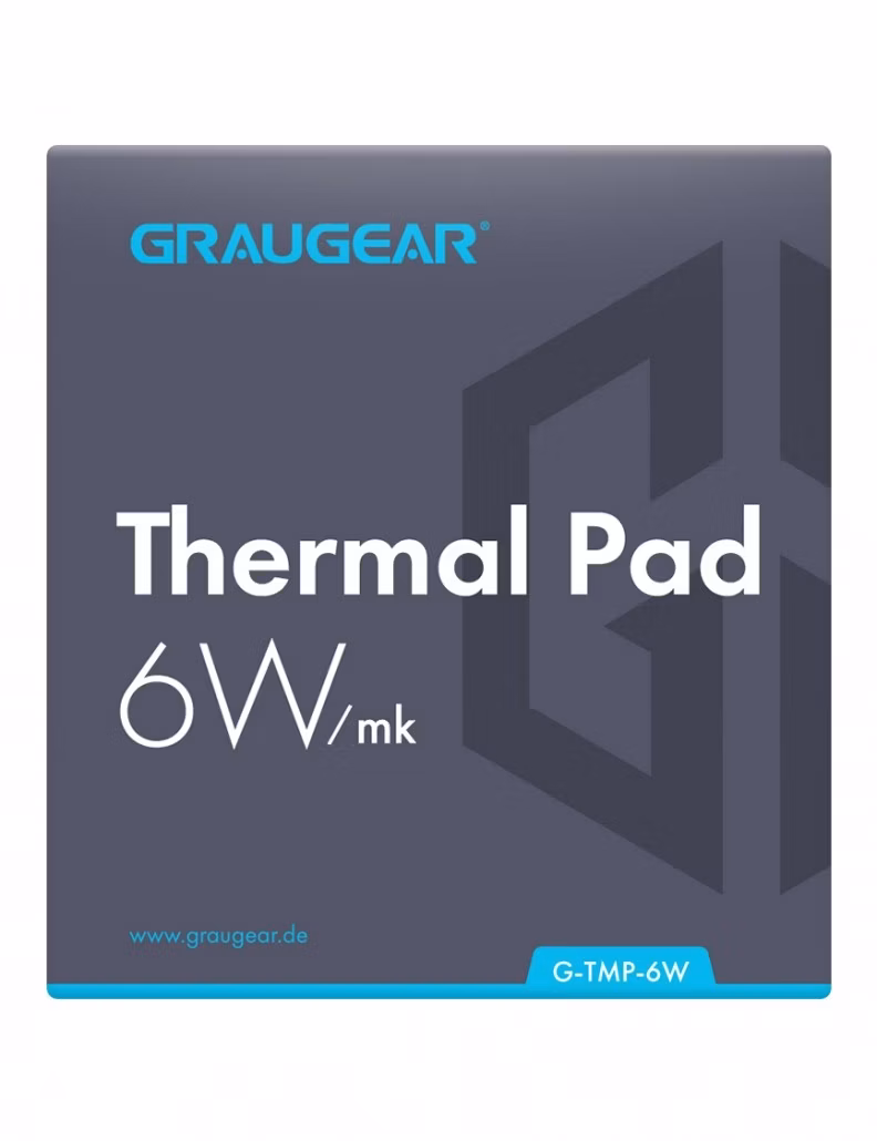 Graugear Pad Termico per CPU 100 x 100 x 1 mm / 100 x 100 x 1,5 mm