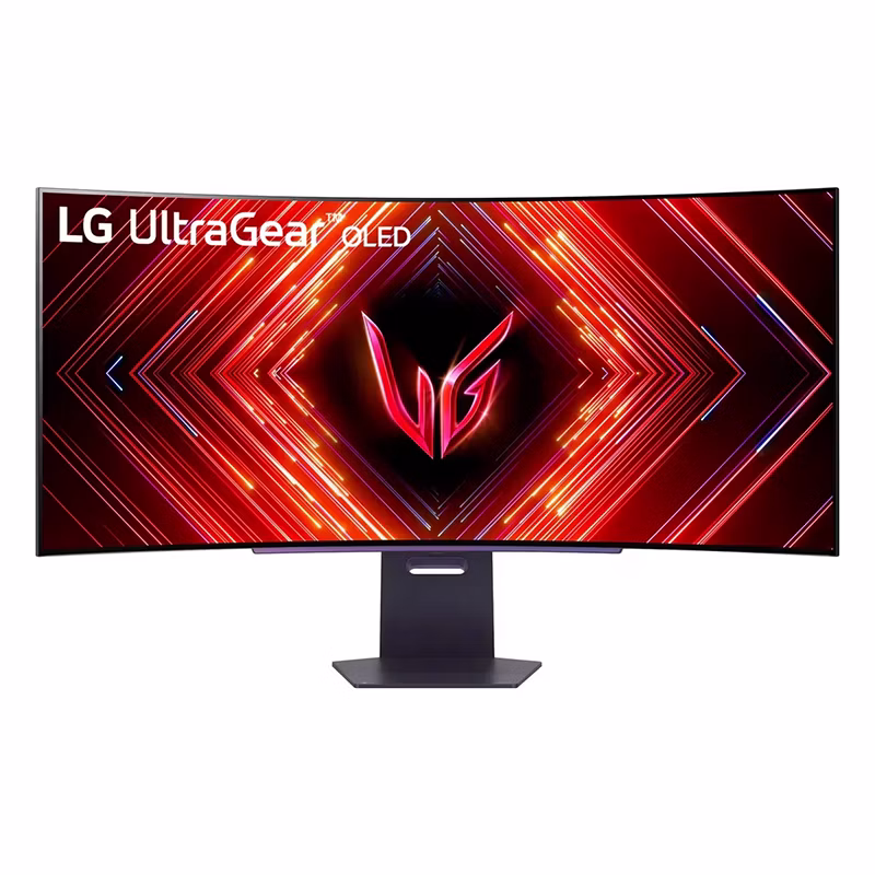 Monitor LG UltraGear 45GS95QX-B.AEU 45'' UWQHD OLED Curvo NVIDIA G-SYNC AMD FreeSync Premium Pro 240Hz Nero