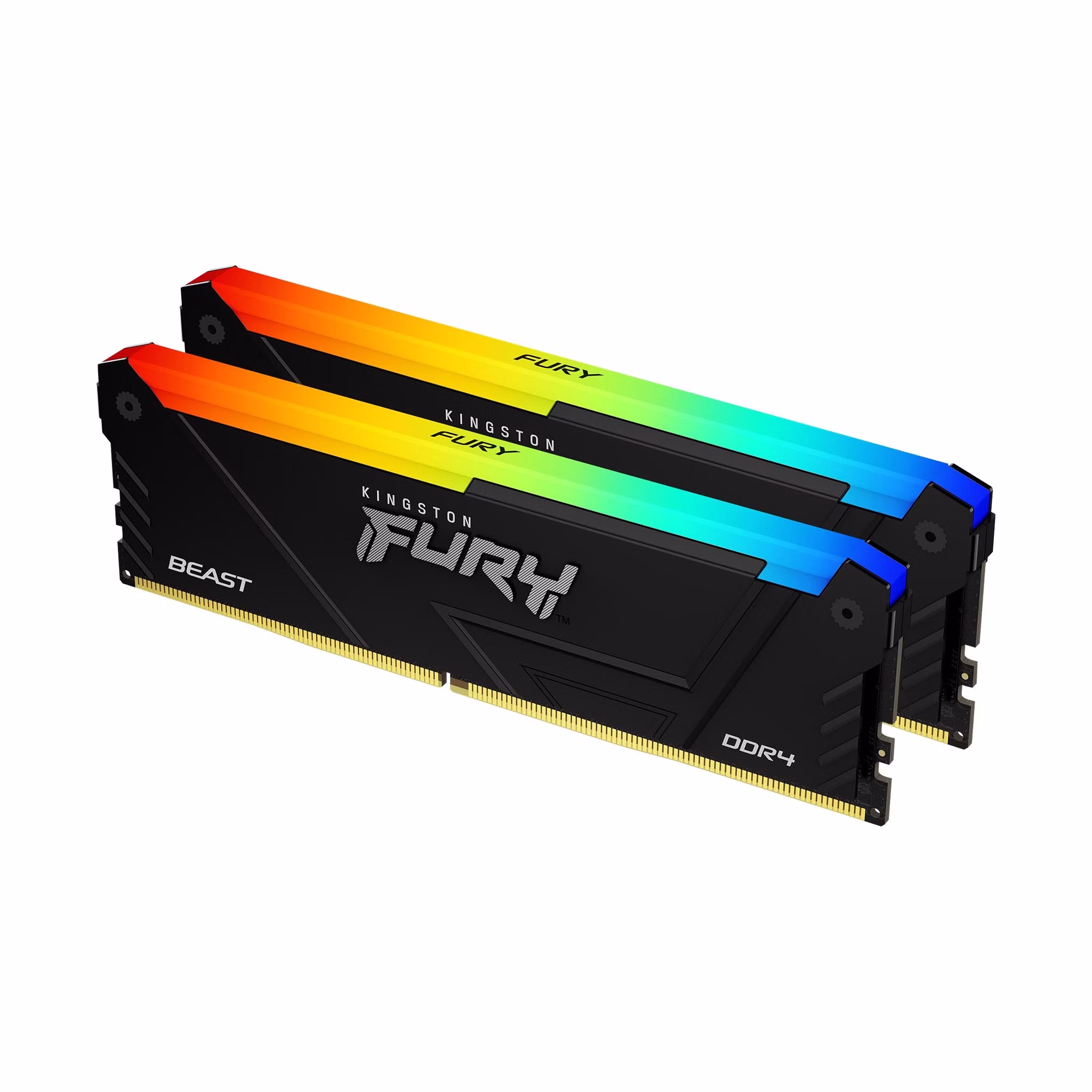 Ram Kingston Fury Beast DDR4 32GB (2x16) 3600Mhz RGB CL18 Nero