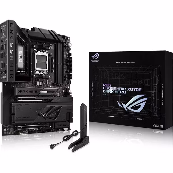 Scheda Madre ASUS ROG CROSSHAIR X870E Dark Hero AM5 ATX Nero