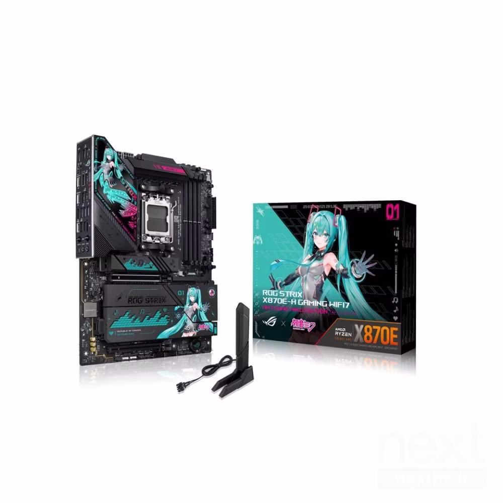 Scheda Madre ASUS ROG STRIX X870E-H GAMING WIFI7 HATSUNE MIKU EDITION AMD X870E Socket AM5 ATX