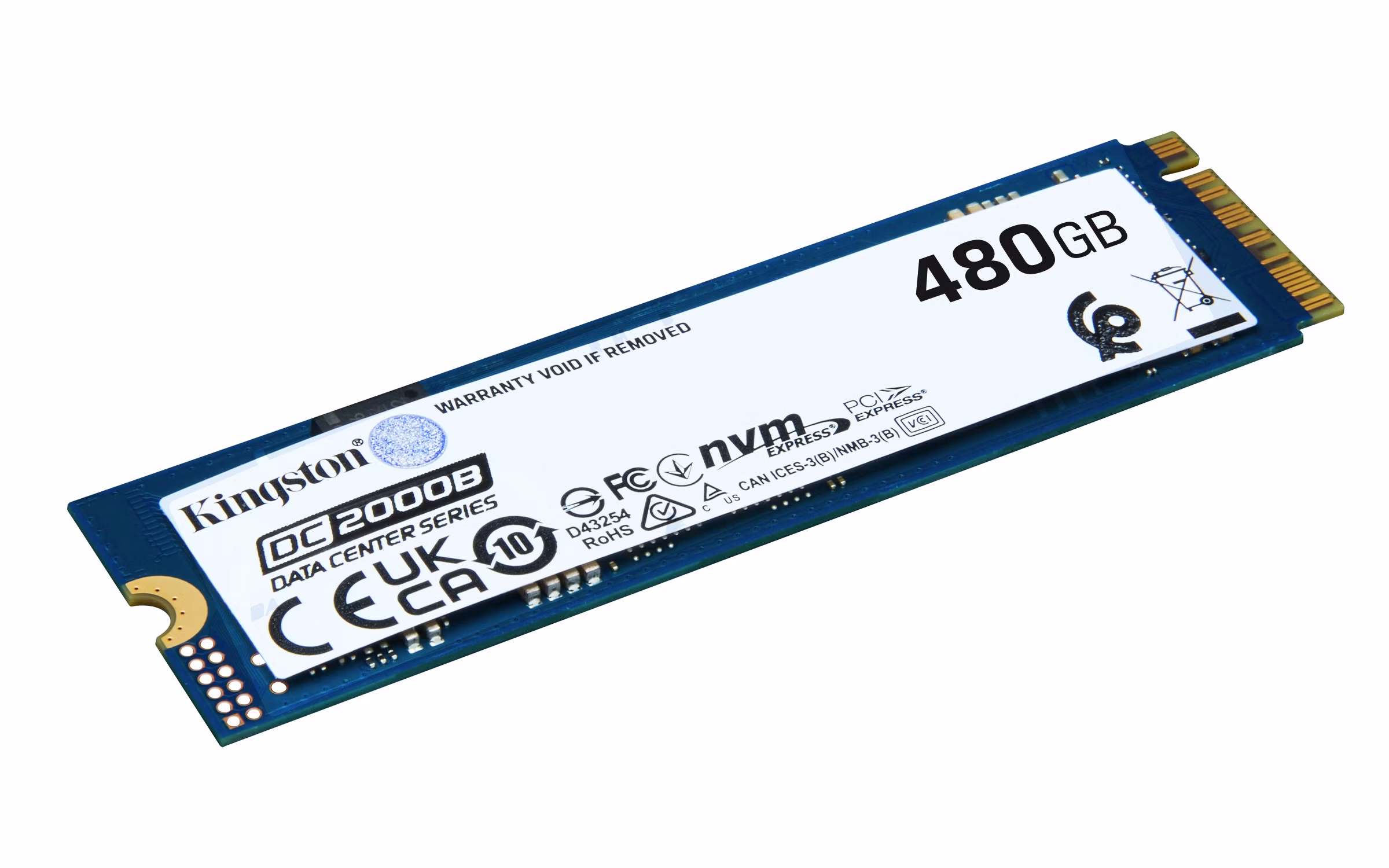 SSD Kingston Technology 480G DC2000B PCIe 4.0 M.2 2280 Enterprise