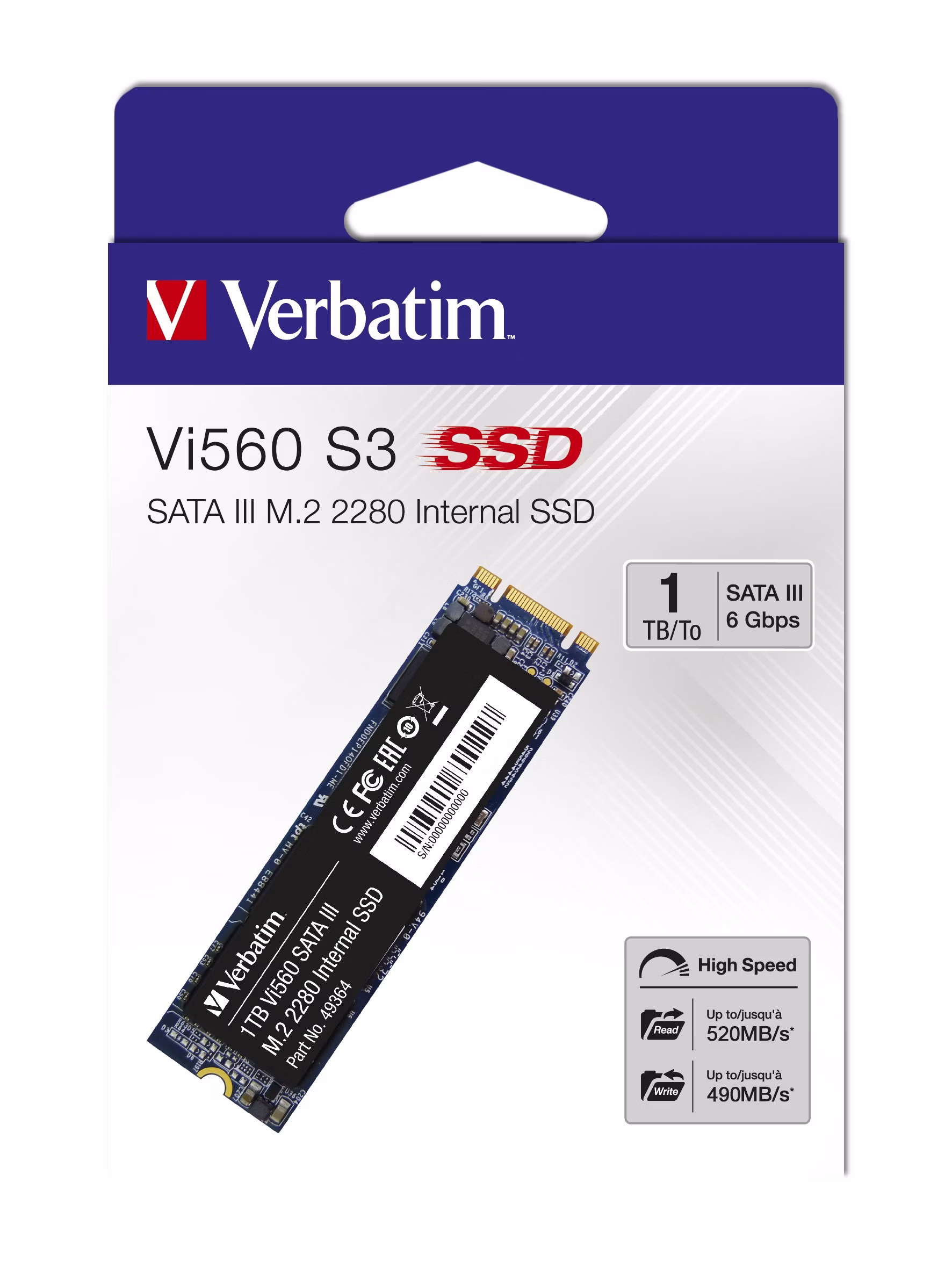 SSD VERBATIM VI560 S3 M.2 1TB