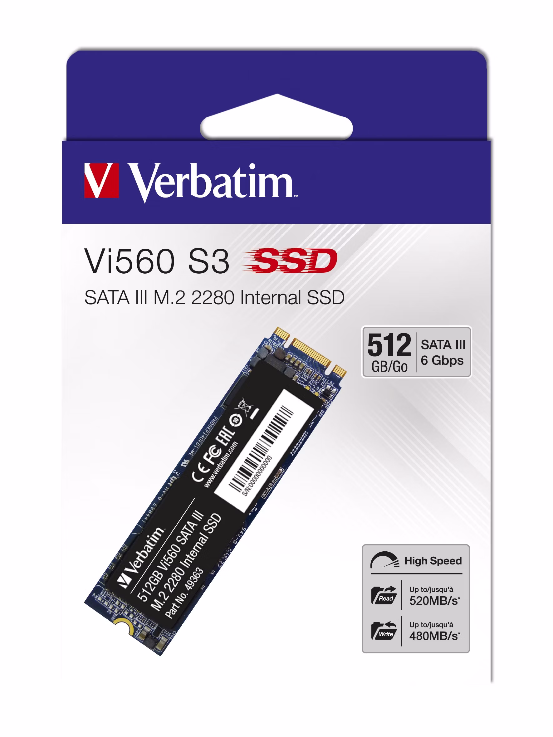 SSD VERBATIM VI560 S3 M.2 512GB