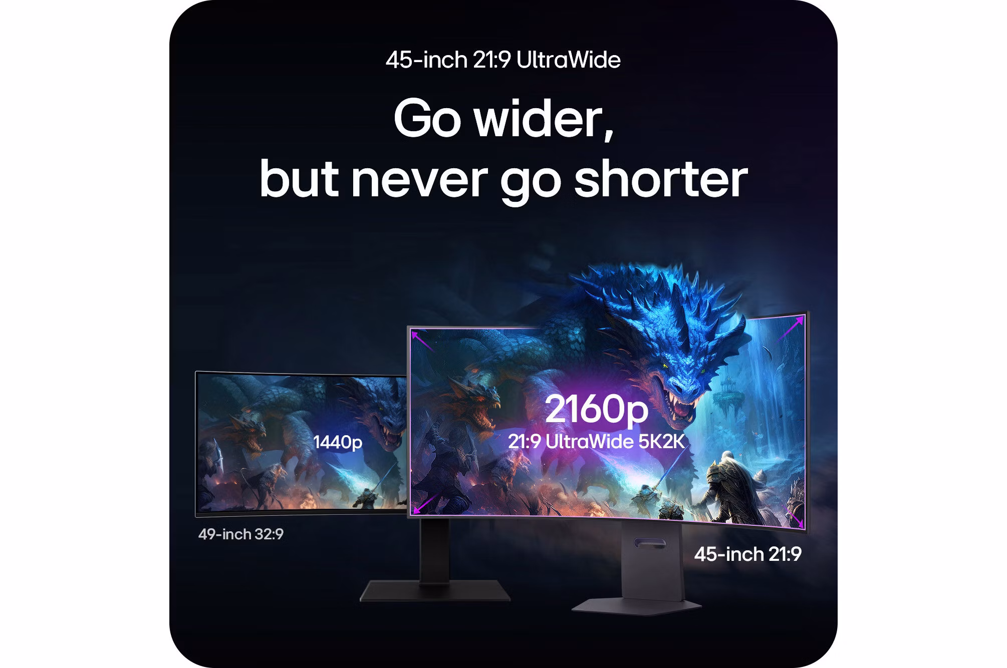Monitor LG UltraGear 5K2K 45GX950A-B da 45" Curvo 21:9 165Hz OLED G-SYNC Nero 6 Monitor LG UltraGear 5K2K 45GX950A-B da 45" Curvo 21:9 165Hz OLED G-SYNC Nero - immagine 6