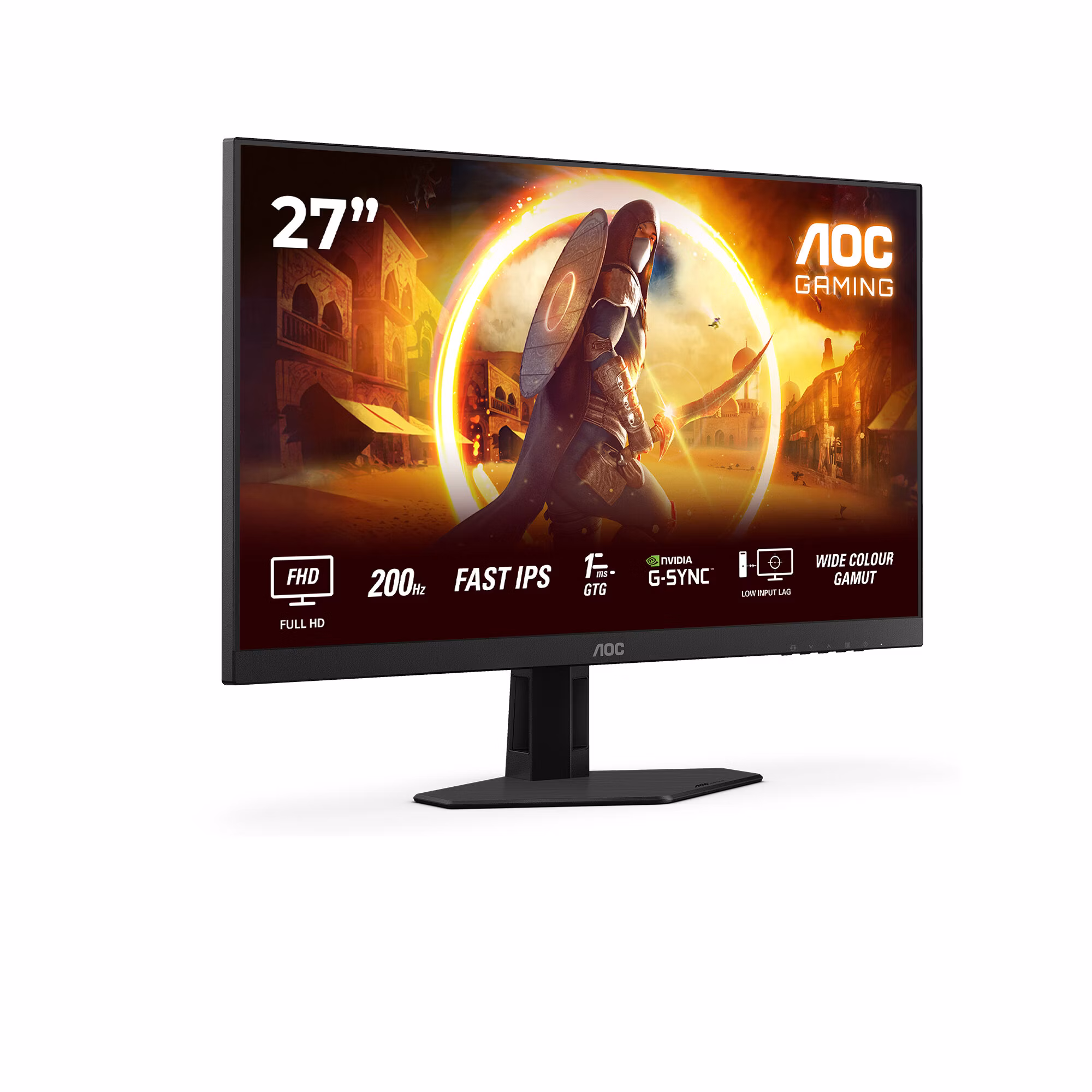 Monitor AOC G4 27G4HRE 27" 1920 x 1080 Pixel Full HD LED Nero Rosso 2 Monitor AOC G4 27G4HRE 27" 1920 x 1080 Pixel Full HD LED Nero Rosso - immagine 2