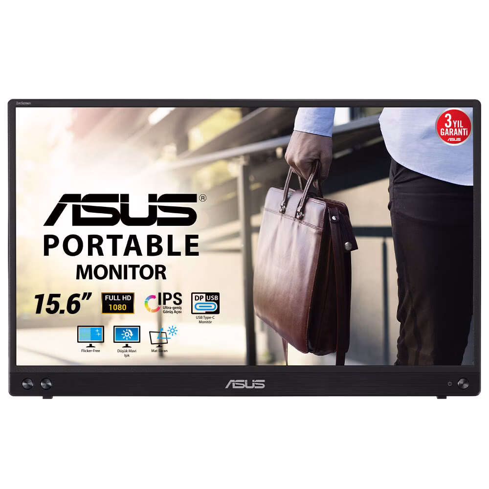 Monitor ASUS ZenScreen MB16ACV 16'' FullHD USB-C IPS LED Nero
