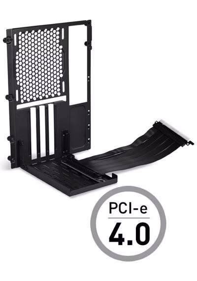 Cavo Lian Li O11D-1X-4 PCI-Slot-Blende - PCIe 4.0, Nero