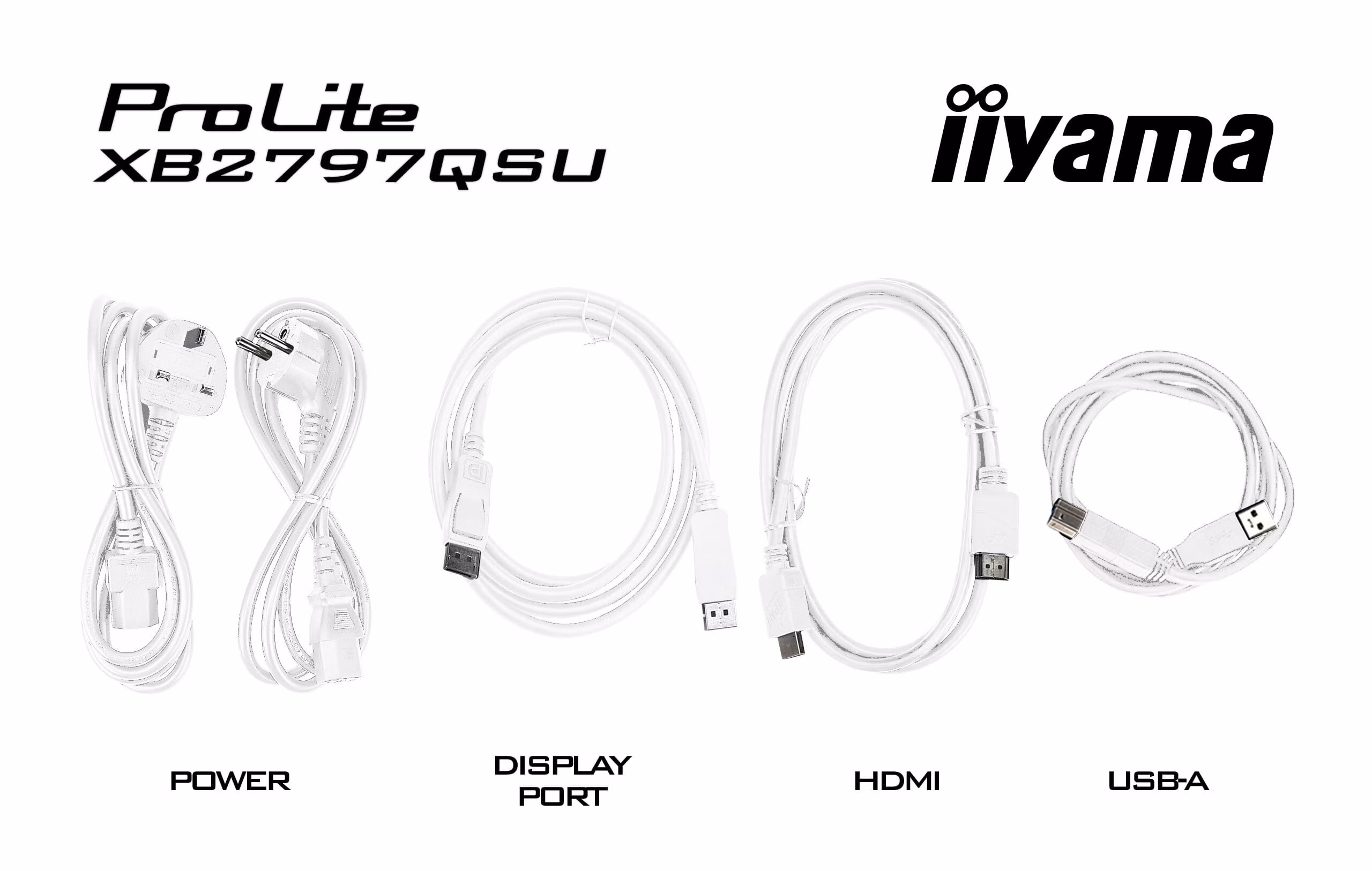 Monitor iiyama ProLite XB2797QSU-W1 27" 2560 x 1440 Pixel Quad HD LED Bianco 26 Monitor iiyama ProLite XB2797QSU-W1 27" 2560 x 1440 Pixel Quad HD LED Bianco - immagine 26