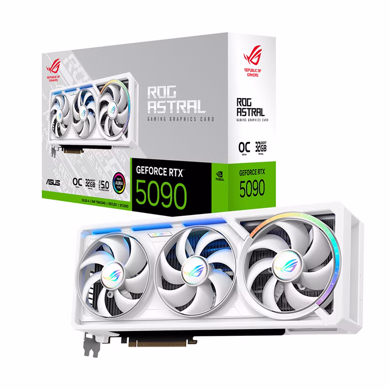 Scheda video Asus GeForce RTX 5090 32GB ROG ASTRAL Gaming OC White