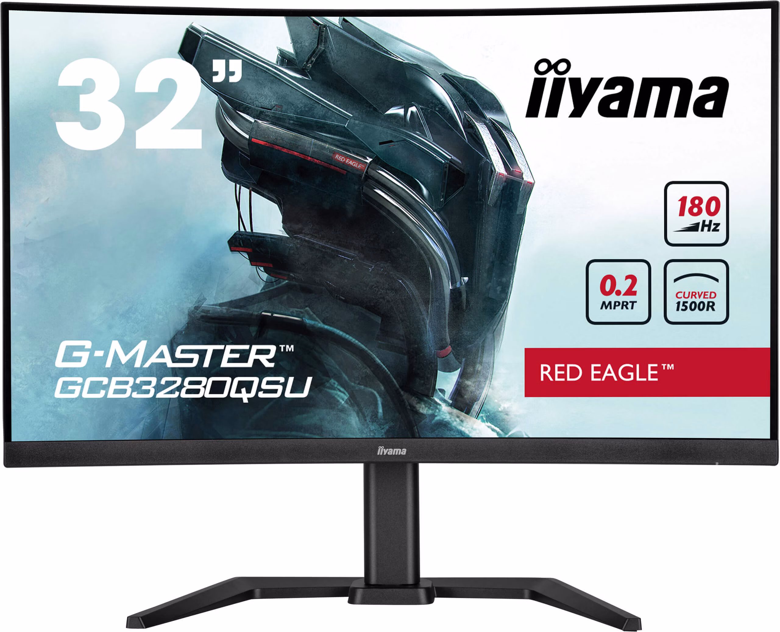 Monitor iiyama G-MASTER GCB3280QSU-B2 32"2560 x 1440 Pixel Dual QHD LED Nero 2 Monitor iiyama G-MASTER GCB3280QSU-B2 32"2560 x 1440 Pixel Dual QHD LED Nero - immagine 2