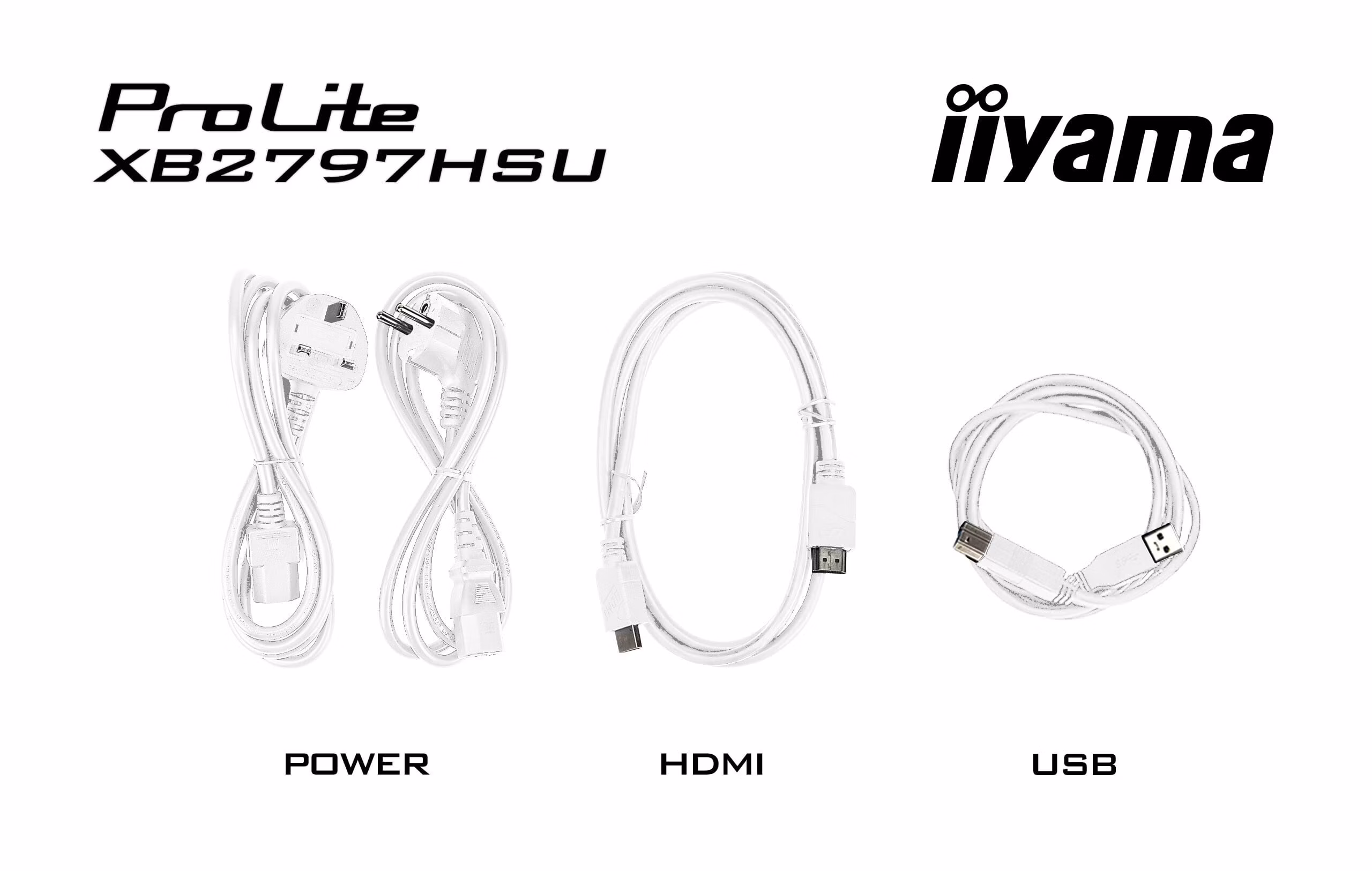 Monitor iiyama ProLite XB2797HSU-W1 27"1920 x 1080 Pixel Full HD LED Bianco 19 Monitor iiyama ProLite XB2797HSU-W1 27"1920 x 1080 Pixel Full HD LED Bianco - immagine 19
