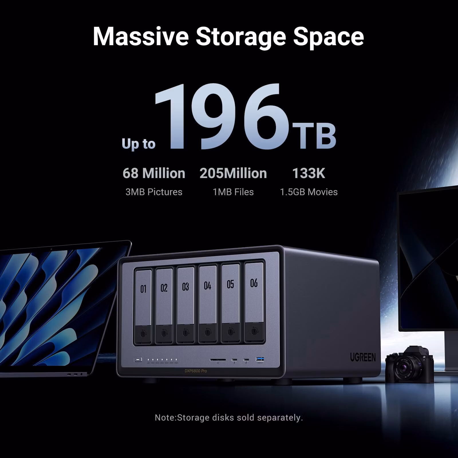 Nas UGREEN Sync DXP6800 PRO 6Bay 4 Nas UGREEN Sync DXP6800 PRO 6Bay - immagine 4