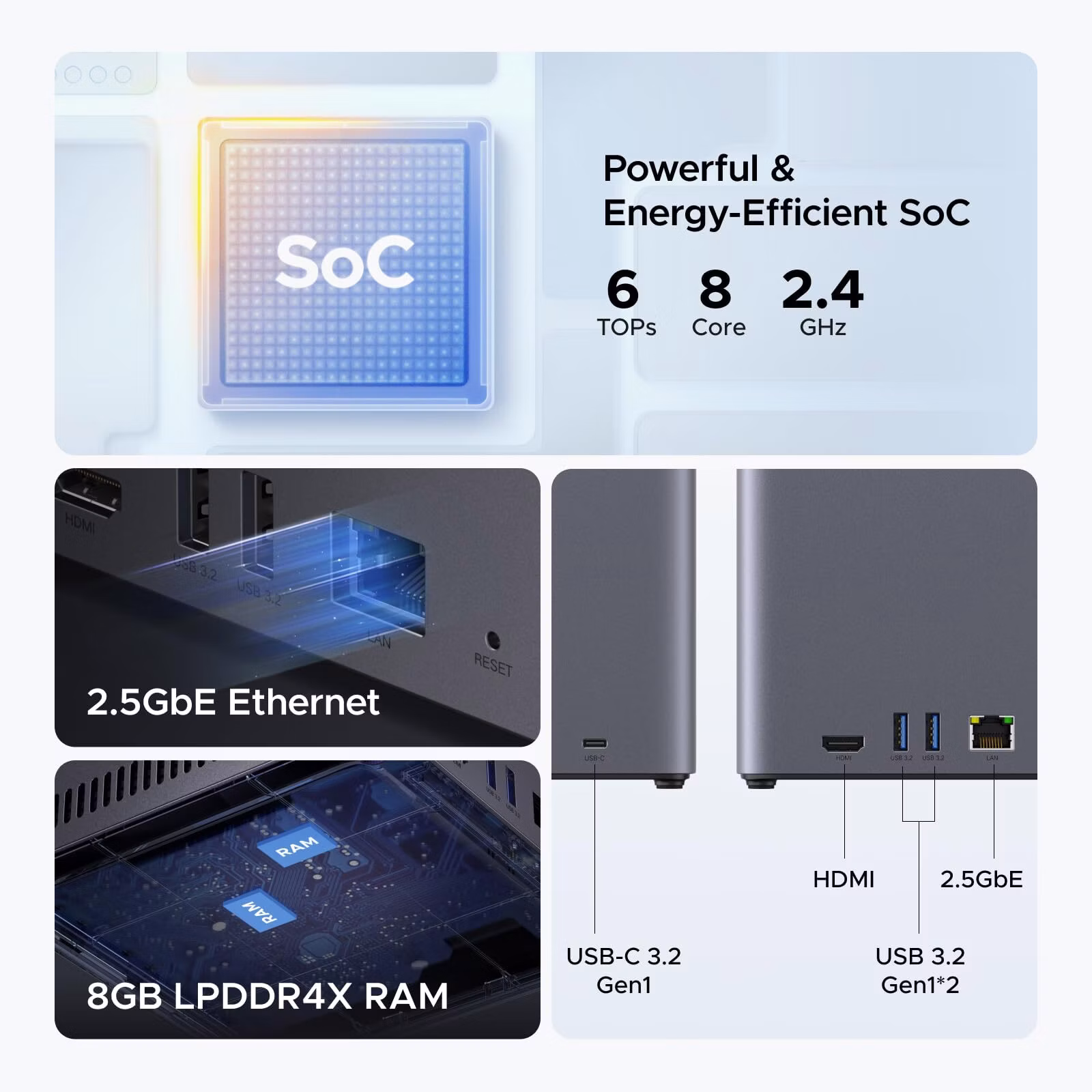 Nas UGREEN DH4300 Plus 4Bay 9 Nas UGREEN DH4300 Plus 4Bay - immagine 9