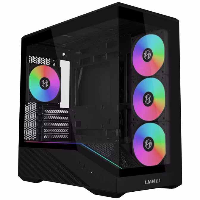 Case Lian Li VECTOR V100 MINI Micro-ATX Vetro Temperato Nero