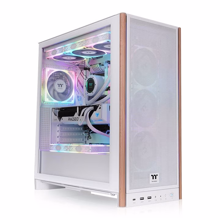 Case Thermaltake S370 WS Midi-Tower E-ATX Vetro Temperato Bianco