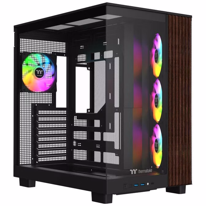 Case Thermaltake View 380 XL WS ARGB Mid Tower ATX ARGB Vetro Temperato Nero