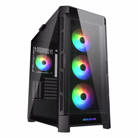 COUGAR CASE M.TOWER DUOFACE PRO CON 2 PANELLI FRONTALI 4X120mm ARGB PWM FAN