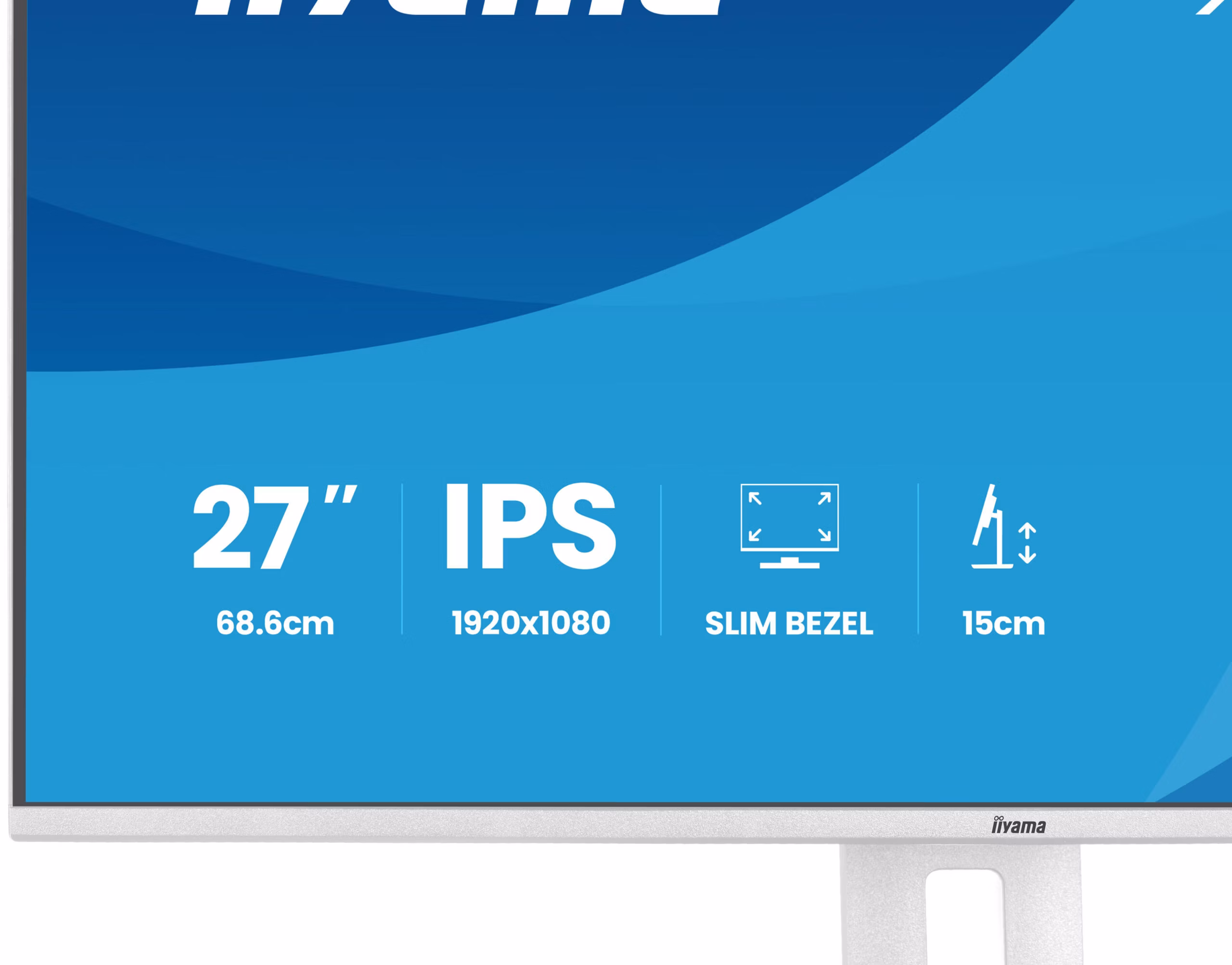 Monitor iiyama ProLite XB2797HSU-W1 27"1920 x 1080 Pixel Full HD LED Bianco 9 Monitor iiyama ProLite XB2797HSU-W1 27"1920 x 1080 Pixel Full HD LED Bianco - immagine 9