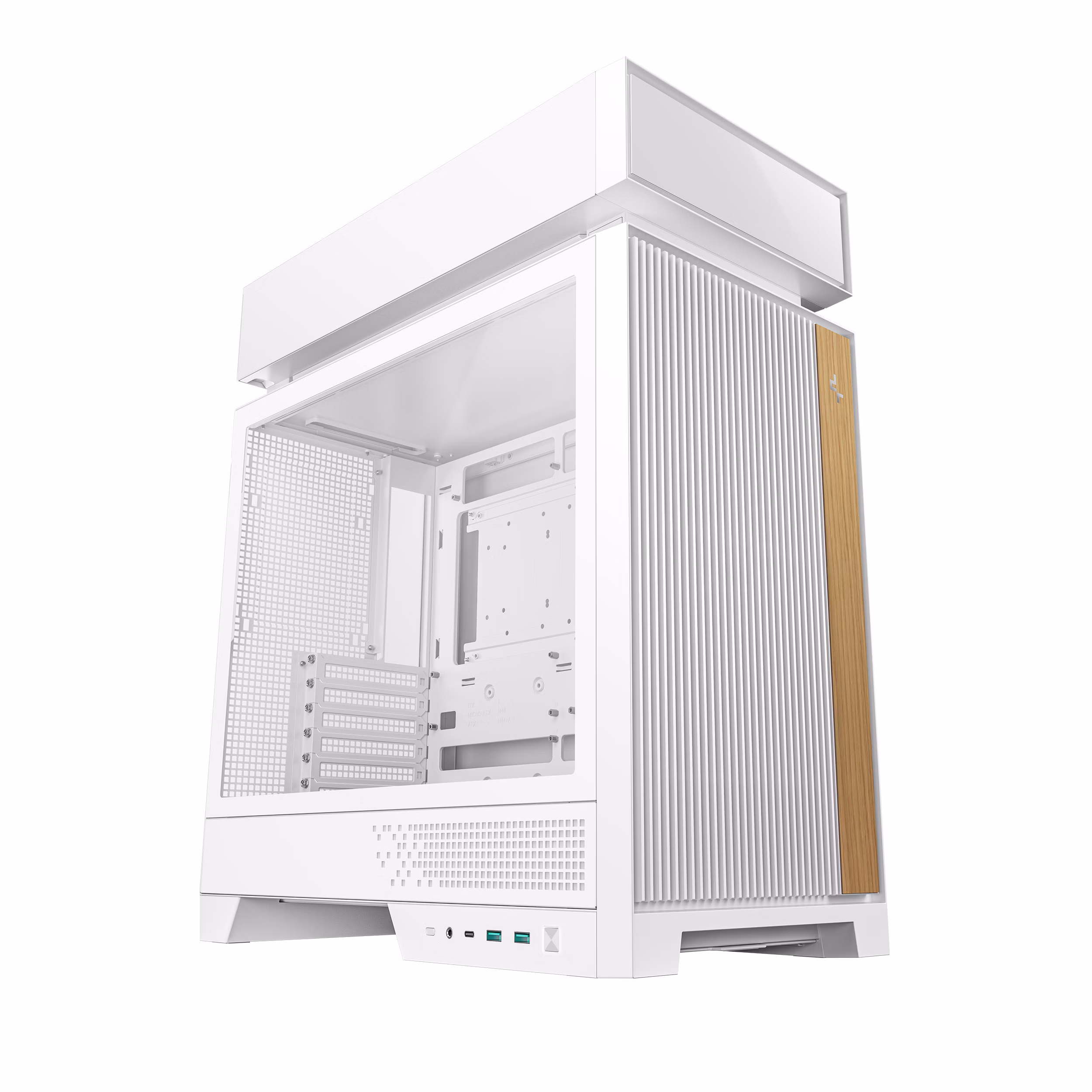 DEEPCOOL CASE MID TOWER CL660WHITE HYPERSPLIT 2x120ARGB