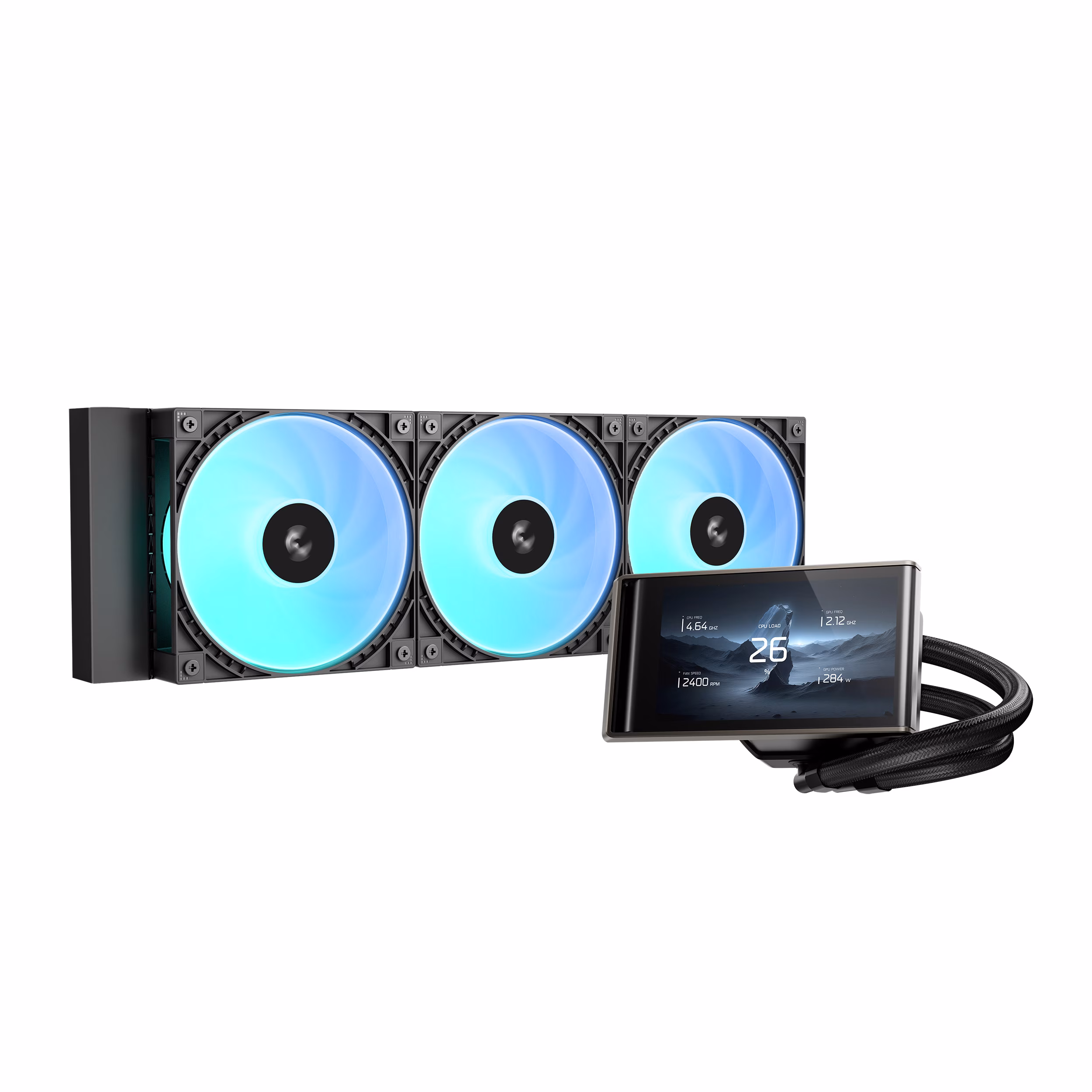 DEEPCOOL RAFF. LIQUIDO LT360 VISION ARGB LCD 4.5''