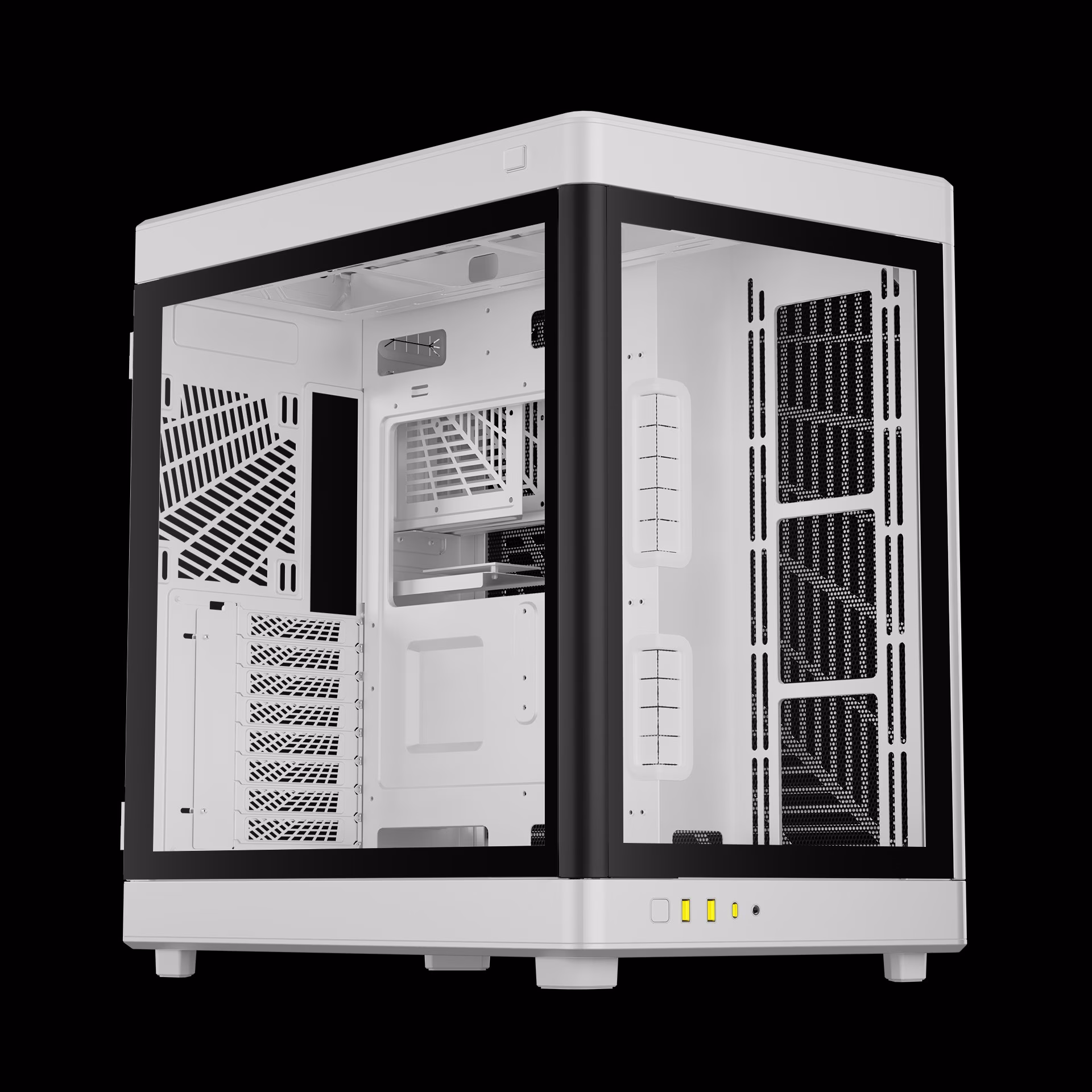 GAMDIAS CASE TOWER NESO P1 W BIANCO 2*TG 5V ARGB MB (x RTX4090..)