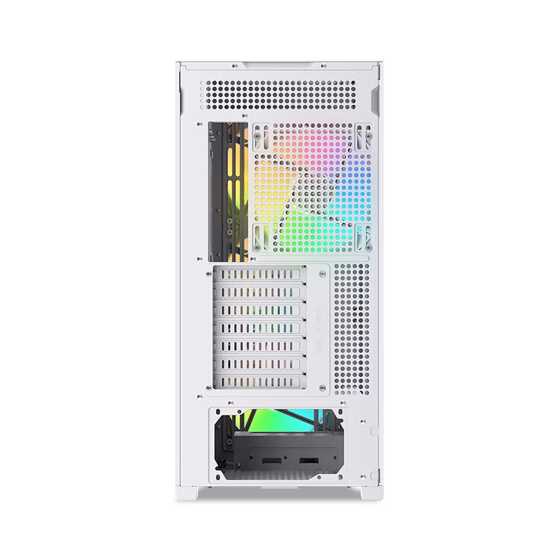 SAMA MID TOWER Z60 WHITE LISTELLO IN NOCE TG 4*FAN WHITE 140mm ARGB PWM 2 SAMA MID TOWER Z60 WHITE LISTELLO IN NOCE TG 4*FAN WHITE 140mm ARGB PWM - immagine 2