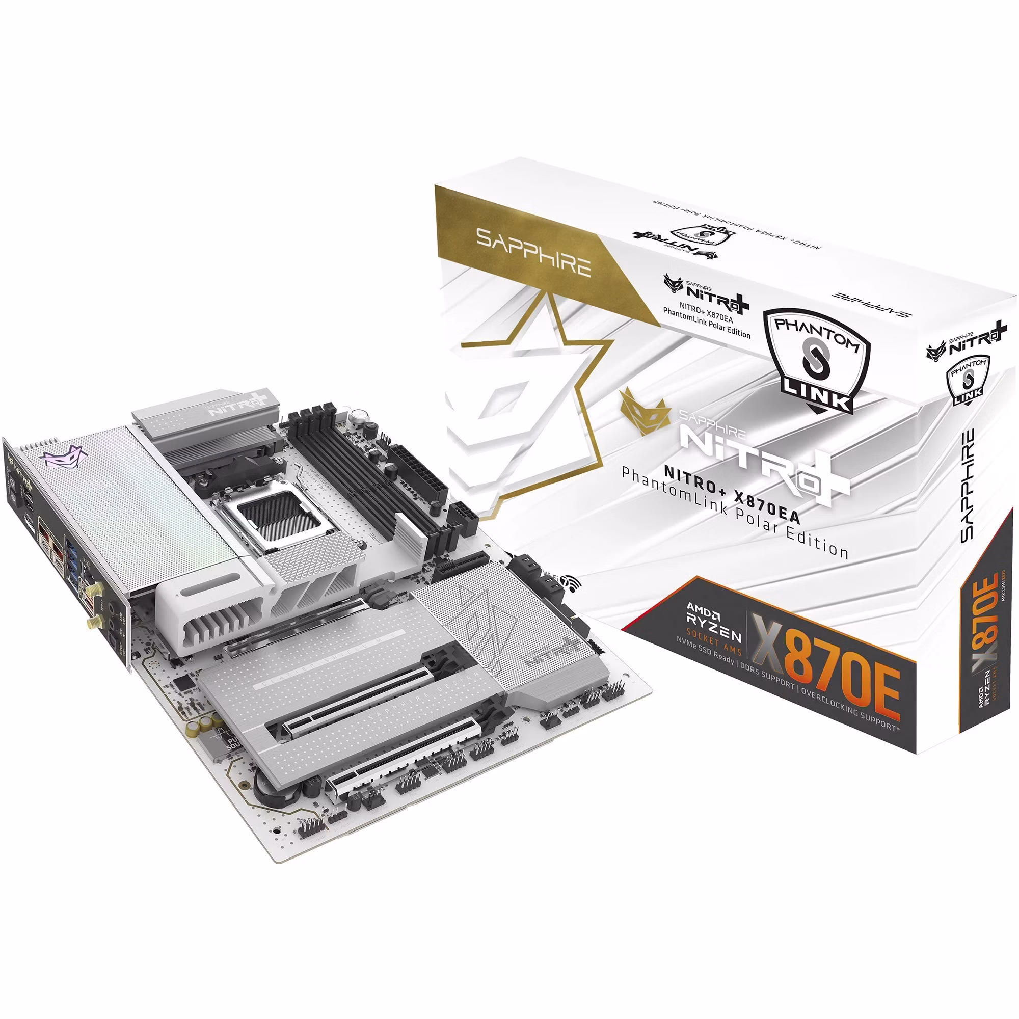 Scheda Madre SAPPHIRE NITRO+ X870EA WIFI7 Phantom Link Polare