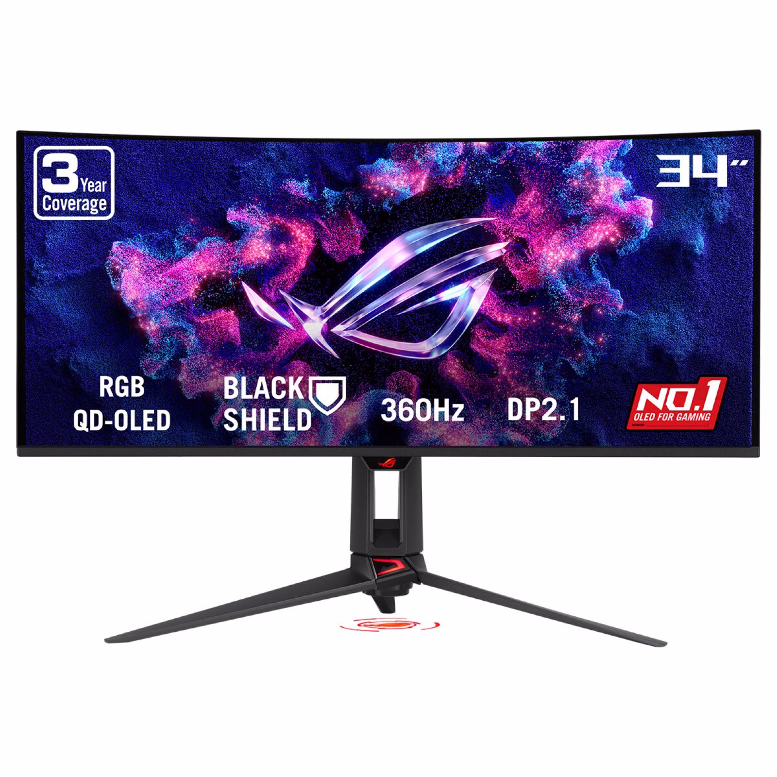 Monitor ASUS ROG Swift OLED PG34WCDN 34" Curvo WQHD HDMI DP USB-C 360Hz