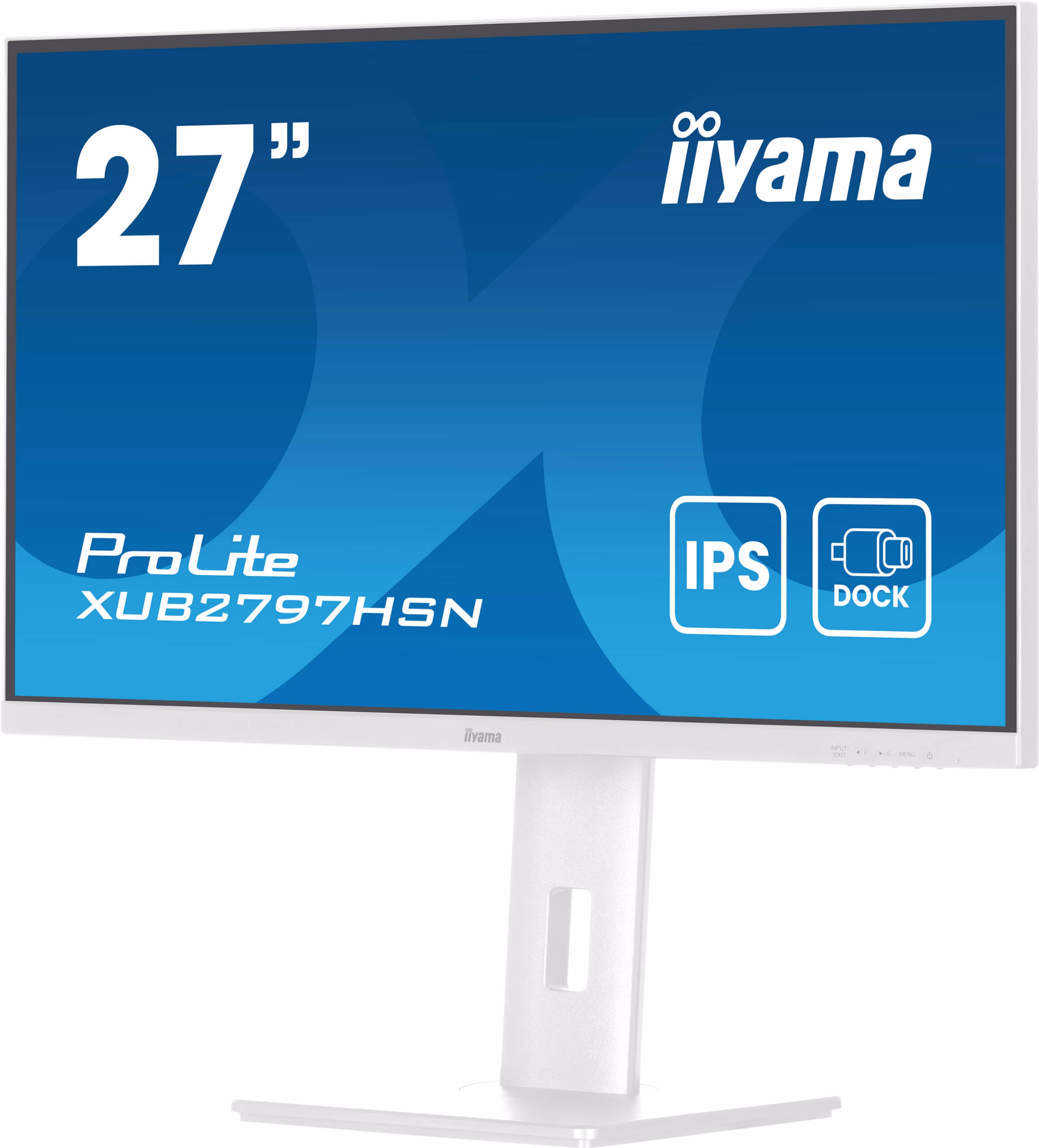 Monitor IIYAMA ProLite XUB2797HSN-W2 27" Bianco Full HD IPS USB-C RJ-45 100Hz 6 Monitor IIYAMA ProLite XUB2797HSN-W2 27" Bianco Full HD IPS USB-C RJ-45 100Hz - immagine 6
