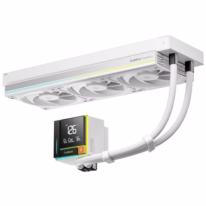 Dissipatore a Liquido Sudokoo Energlo 360 LCD ARGB 360mm bianco