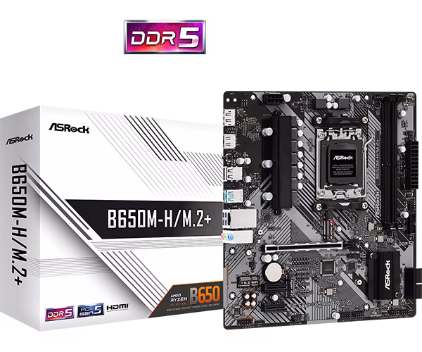 MB ASROCK B650M-H/M.2+ MATX AM5